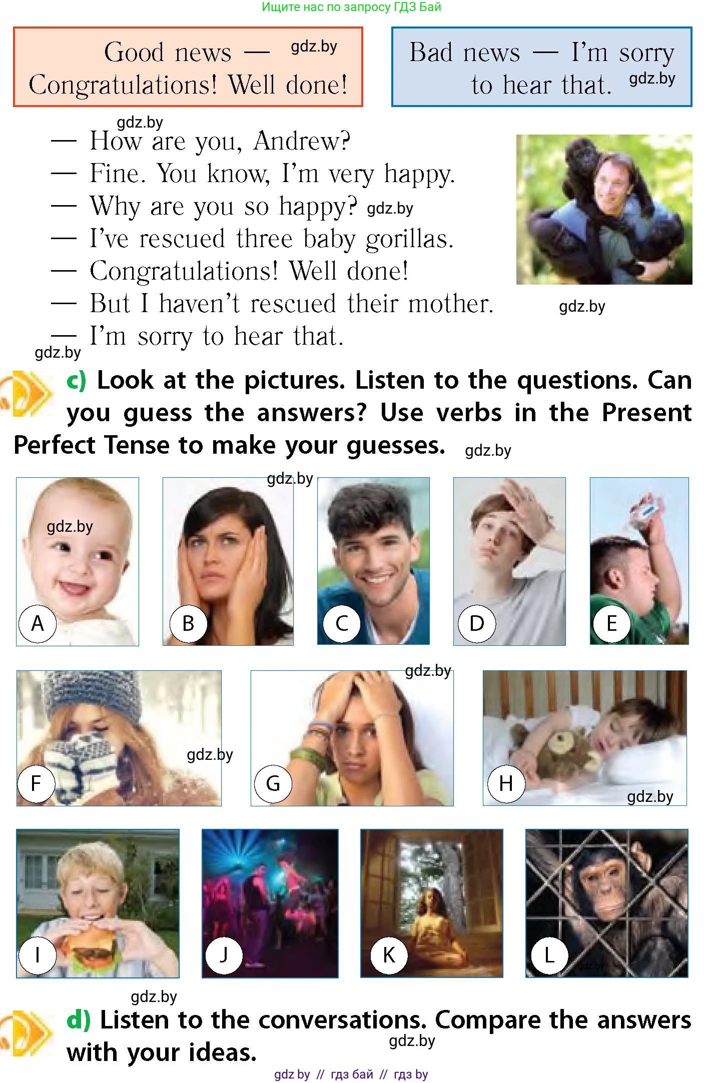 Английский язык (english), 6 класс Учебник, авторы: Юхнель Наталья Валентиновна, Наумова Елена Георгиевна, Малиновская Елена Александровна, издательство Адукацыя i выхаванне, Минск, 2021, страница 50, номер 3, Условие (продолжение 2)