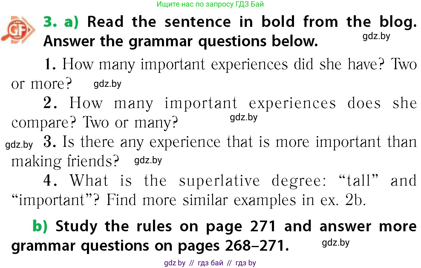 Английский язык (english), 6 класс Учебник, авторы: Юхнель Наталья Валентиновна, Наумова Елена Георгиевна, Малиновская Елена Александровна, издательство Адукацыя i выхаванне, Минск, 2021, страница 80, номер 3, Условие