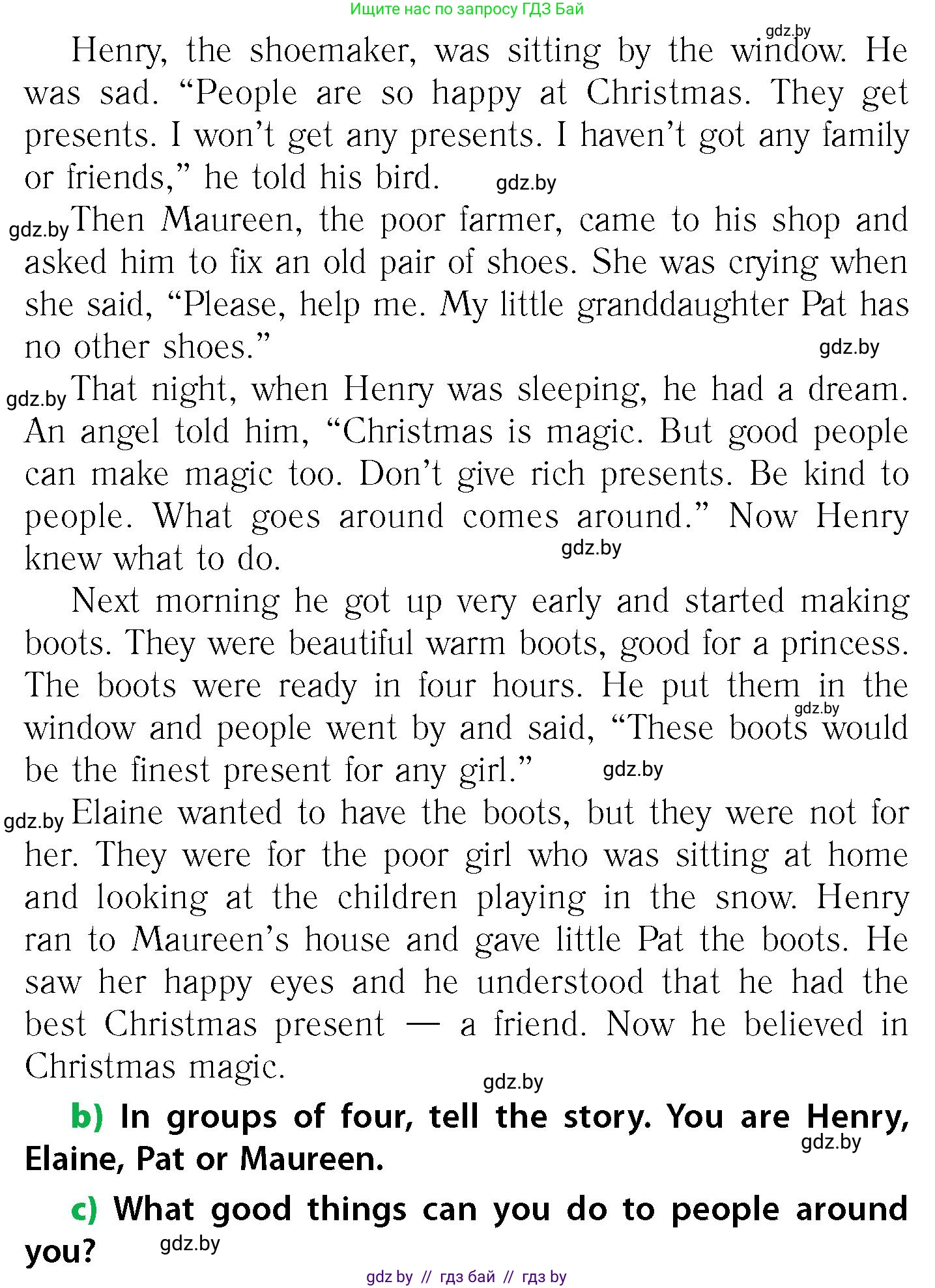 Английский язык (english), 6 класс Учебник, авторы: Юхнель Наталья Валентиновна, Наумова Елена Георгиевна, Малиновская Елена Александровна, издательство Адукацыя i выхаванне, Минск, 2021, страница 109, номер 4, Условие (продолжение 2)