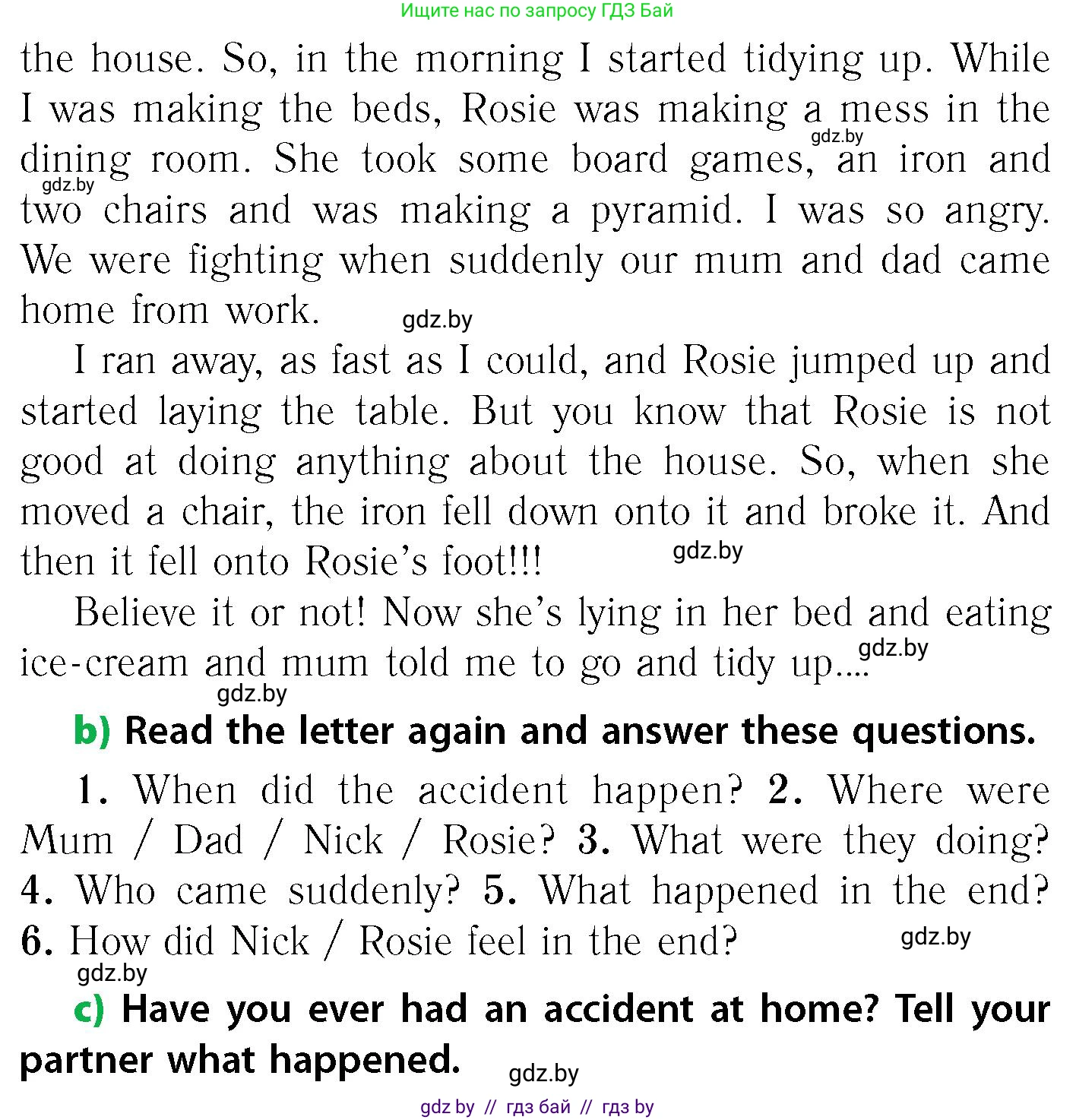 Английский язык (english), 6 класс Учебник, авторы: Юхнель Наталья Валентиновна, Наумова Елена Георгиевна, Малиновская Елена Александровна, издательство Адукацыя i выхаванне, Минск, 2021, страница 128, номер 3, Условие (продолжение 2)