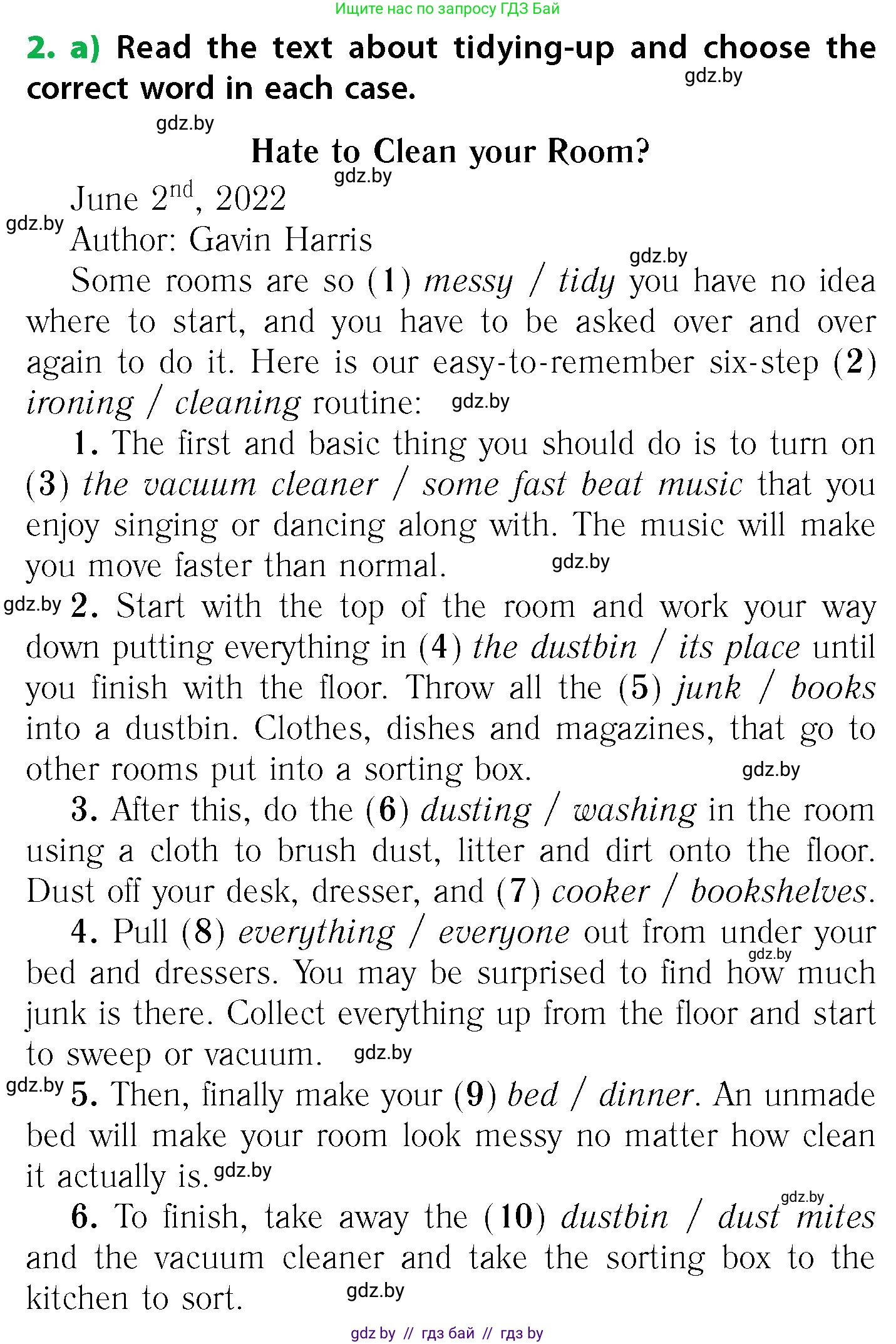 Английский язык (english), 6 класс Учебник, авторы: Юхнель Наталья Валентиновна, Наумова Елена Георгиевна, Малиновская Елена Александровна, издательство Адукацыя i выхаванне, Минск, 2021, страница 135, номер 2, Условие