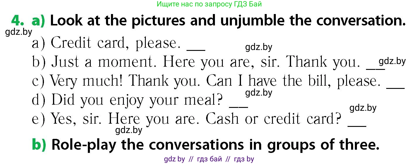 Английский язык (english), 6 класс Учебник, авторы: Юхнель Наталья Валентиновна, Наумова Елена Георгиевна, Малиновская Елена Александровна, издательство Адукацыя i выхаванне, Минск, 2021, страница 144, номер 4, Условие