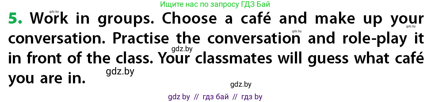 Английский язык (english), 6 класс Учебник, авторы: Юхнель Наталья Валентиновна, Наумова Елена Георгиевна, Малиновская Елена Александровна, издательство Адукацыя i выхаванне, Минск, 2021, страница 145, номер 5, Условие