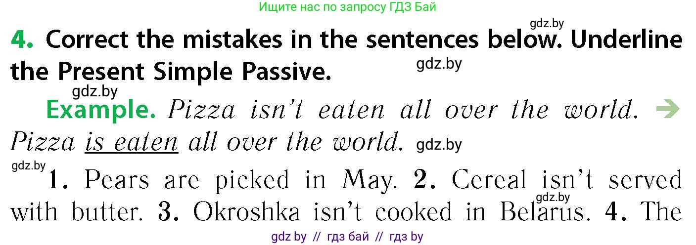Английский язык (english), 6 класс Учебник, авторы: Юхнель Наталья Валентиновна, Наумова Елена Георгиевна, Малиновская Елена Александровна, издательство Адукацыя i выхаванне, Минск, 2021, страница 154, номер 4, Условие