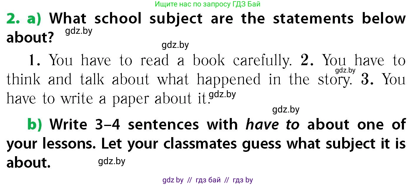 Английский язык (english), 6 класс Учебник, авторы: Юхнель Наталья Валентиновна, Наумова Елена Георгиевна, Малиновская Елена Александровна, издательство Адукацыя i выхаванне, Минск, 2021, страница 174, номер 2, Условие