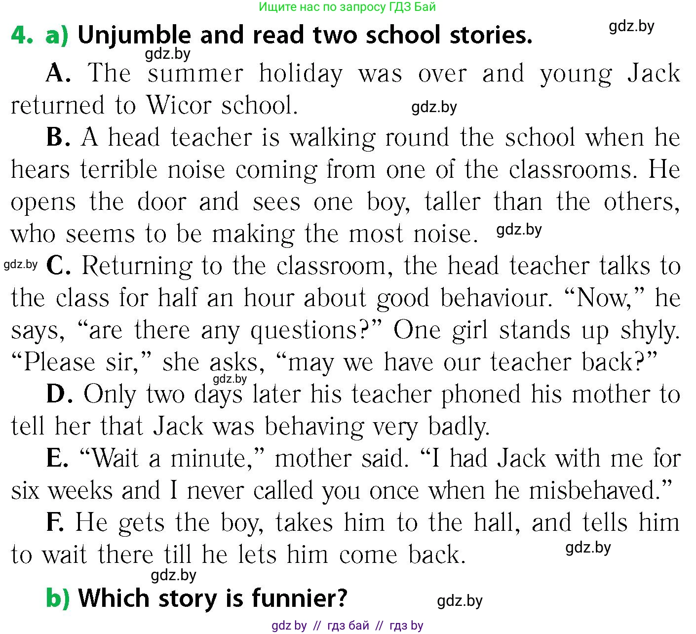 Английский язык (english), 6 класс Учебник, авторы: Юхнель Наталья Валентиновна, Наумова Елена Георгиевна, Малиновская Елена Александровна, издательство Адукацыя i выхаванне, Минск, 2021, страница 186, номер 4, Условие