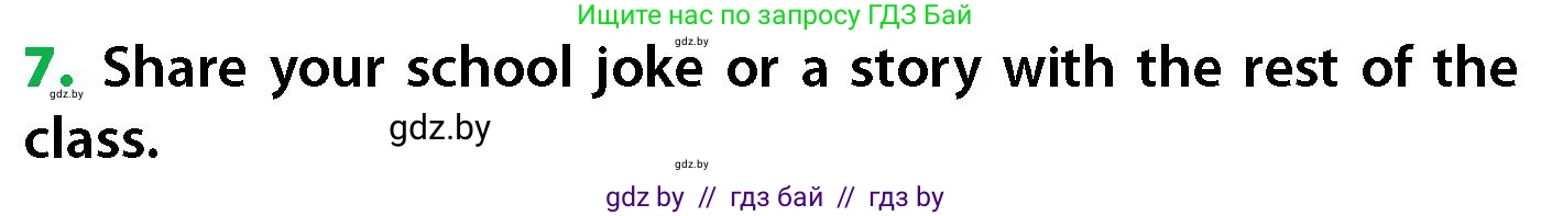 Английский язык (english), 6 класс Учебник, авторы: Юхнель Наталья Валентиновна, Наумова Елена Георгиевна, Малиновская Елена Александровна, издательство Адукацыя i выхаванне, Минск, 2021, страница 188, номер 7, Условие