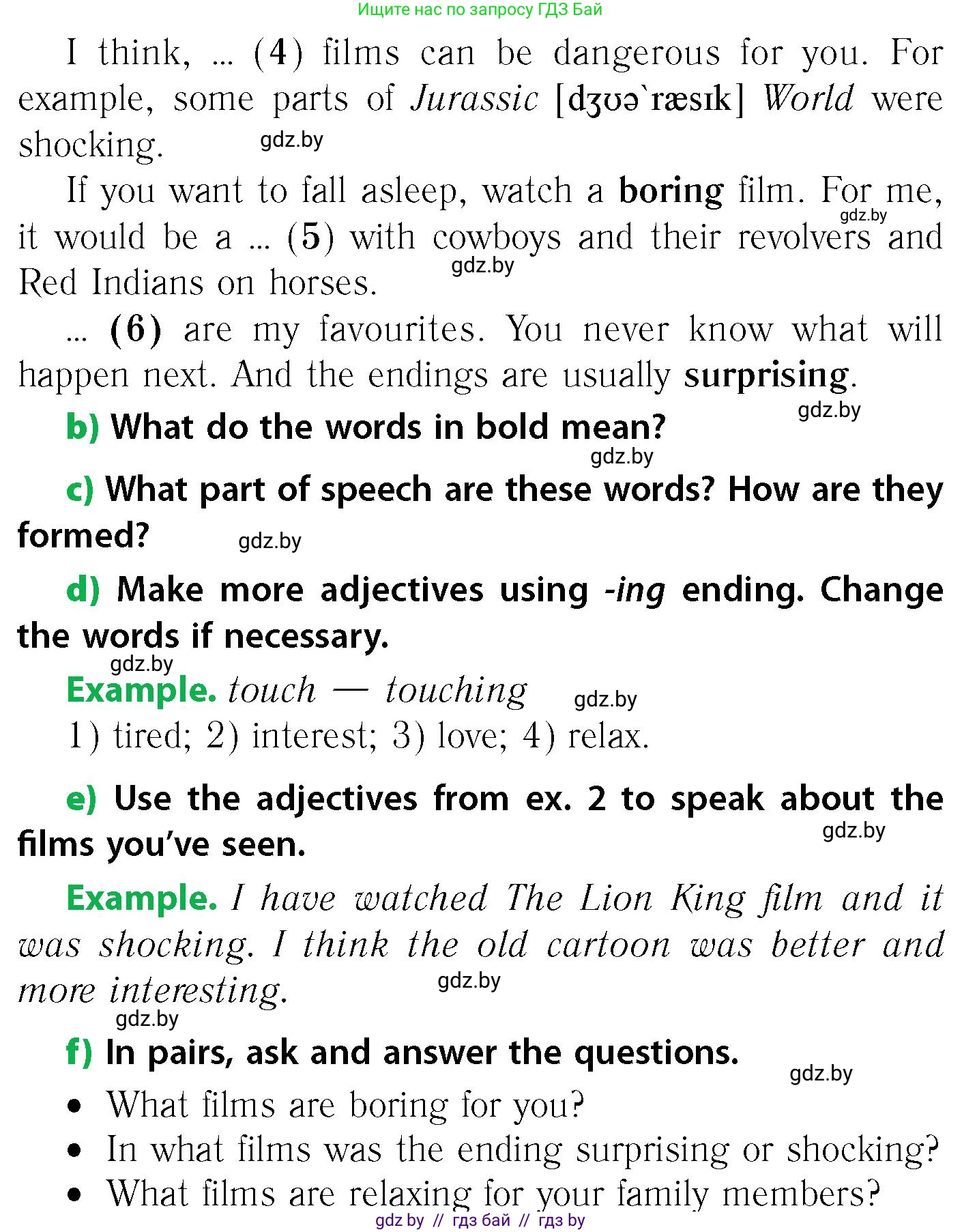 Английский язык (english), 6 класс Учебник, авторы: Юхнель Наталья Валентиновна, Наумова Елена Георгиевна, Малиновская Елена Александровна, издательство Адукацыя i выхаванне, Минск, 2021, страница 192, номер 2, Условие (продолжение 2)