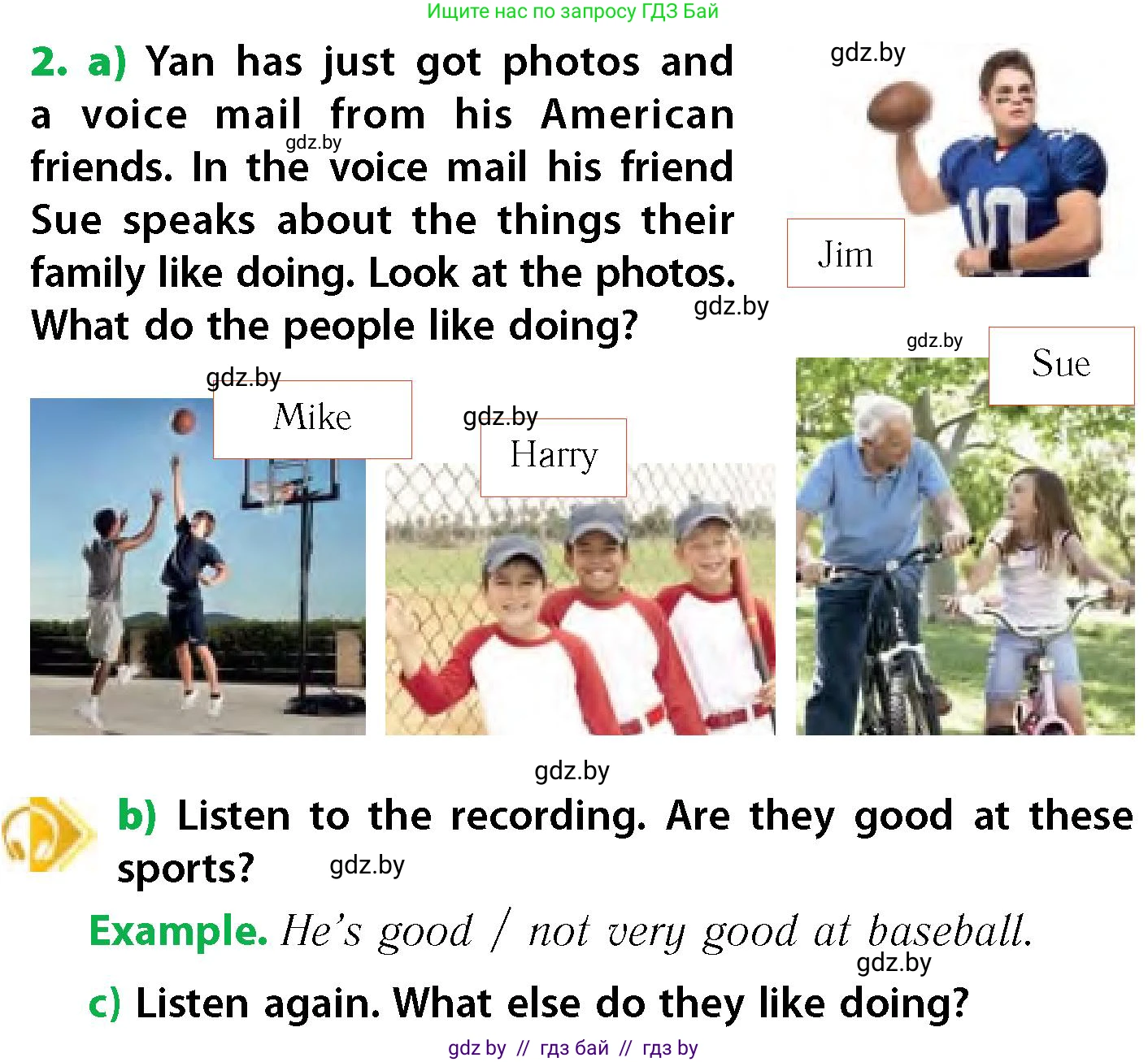 Английский язык (english), 6 класс Учебник, авторы: Юхнель Наталья Валентиновна, Наумова Елена Георгиевна, Малиновская Елена Александровна, издательство Адукацыя i выхаванне, Минск, 2021, страница 238, номер 2, Условие