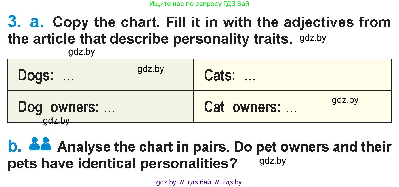 Английский язык (english), 7 класс Учебник (Student's book), авторы: Юхнель Наталья Валентиновна, Демченко Наталья Валентиновна, Наумова Елена Георгиевна, Романчук Вероника Романовна, издательство Вышэйшая школа, Минск, 2023, страница 47, номер 3, Условие