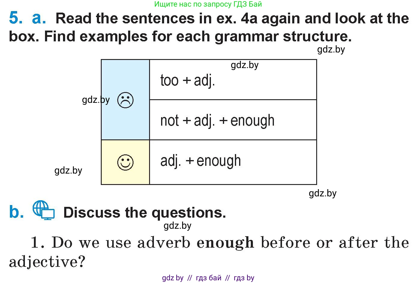 Английский язык (english), 7 класс Учебник (Student's book), авторы: Юхнель Наталья Валентиновна, Демченко Наталья Валентиновна, Наумова Елена Георгиевна, Романчук Вероника Романовна, издательство Вышэйшая школа, Минск, 2023, страница 64, номер 5, Условие