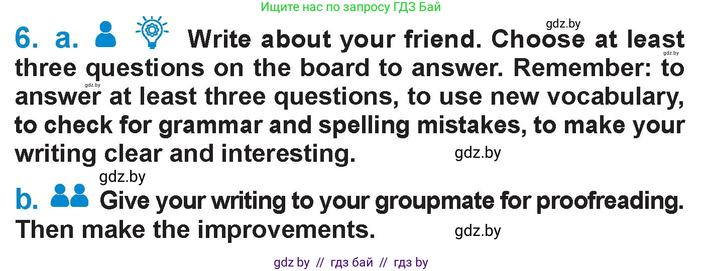 Английский язык (english), 7 класс Учебник (Student's book), авторы: Юхнель Наталья Валентиновна, Демченко Наталья Валентиновна, Наумова Елена Георгиевна, Романчук Вероника Романовна, издательство Вышэйшая школа, Минск, 2023, страница 86, номер 6, Условие