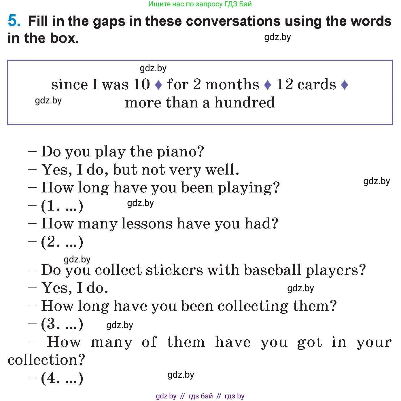 Английский язык (english), 7 класс Учебник (Student's book), авторы: Юхнель Наталья Валентиновна, Демченко Наталья Валентиновна, Наумова Елена Георгиевна, Романчук Вероника Романовна, издательство Вышэйшая школа, Минск, 2023, страница 91, номер 5, Условие