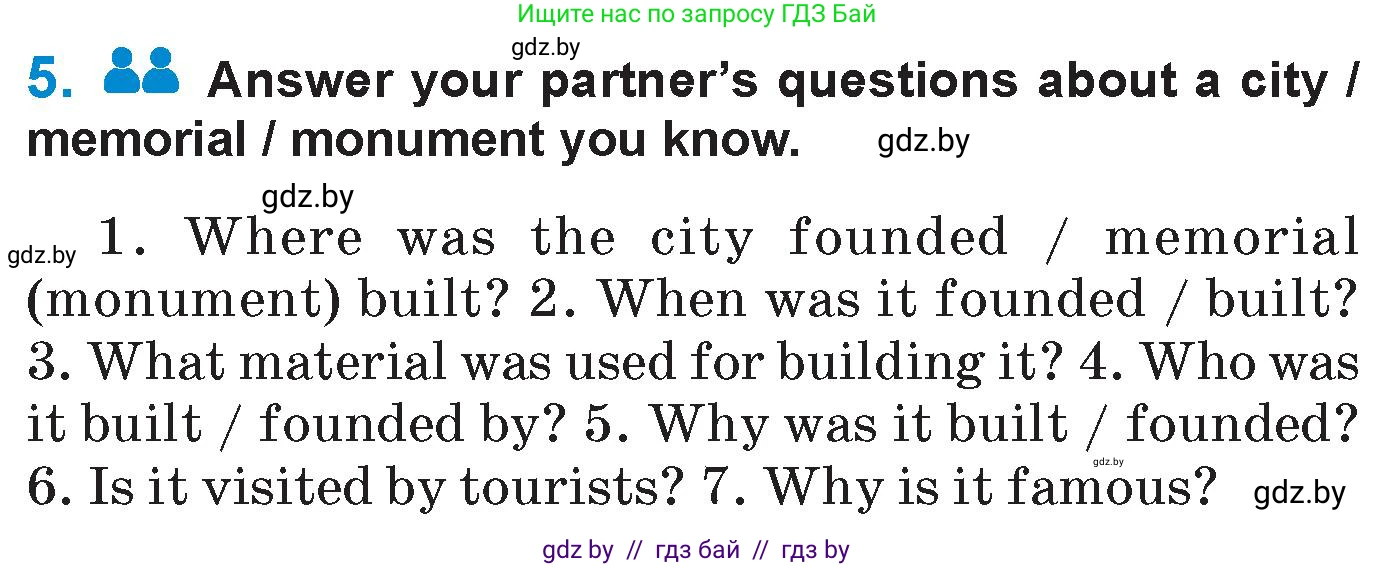 Английский язык (english), 7 класс Учебник (Student's book), авторы: Юхнель Наталья Валентиновна, Демченко Наталья Валентиновна, Наумова Елена Георгиевна, Романчук Вероника Романовна, издательство Вышэйшая школа, Минск, 2023, страница 157, номер 5, Условие