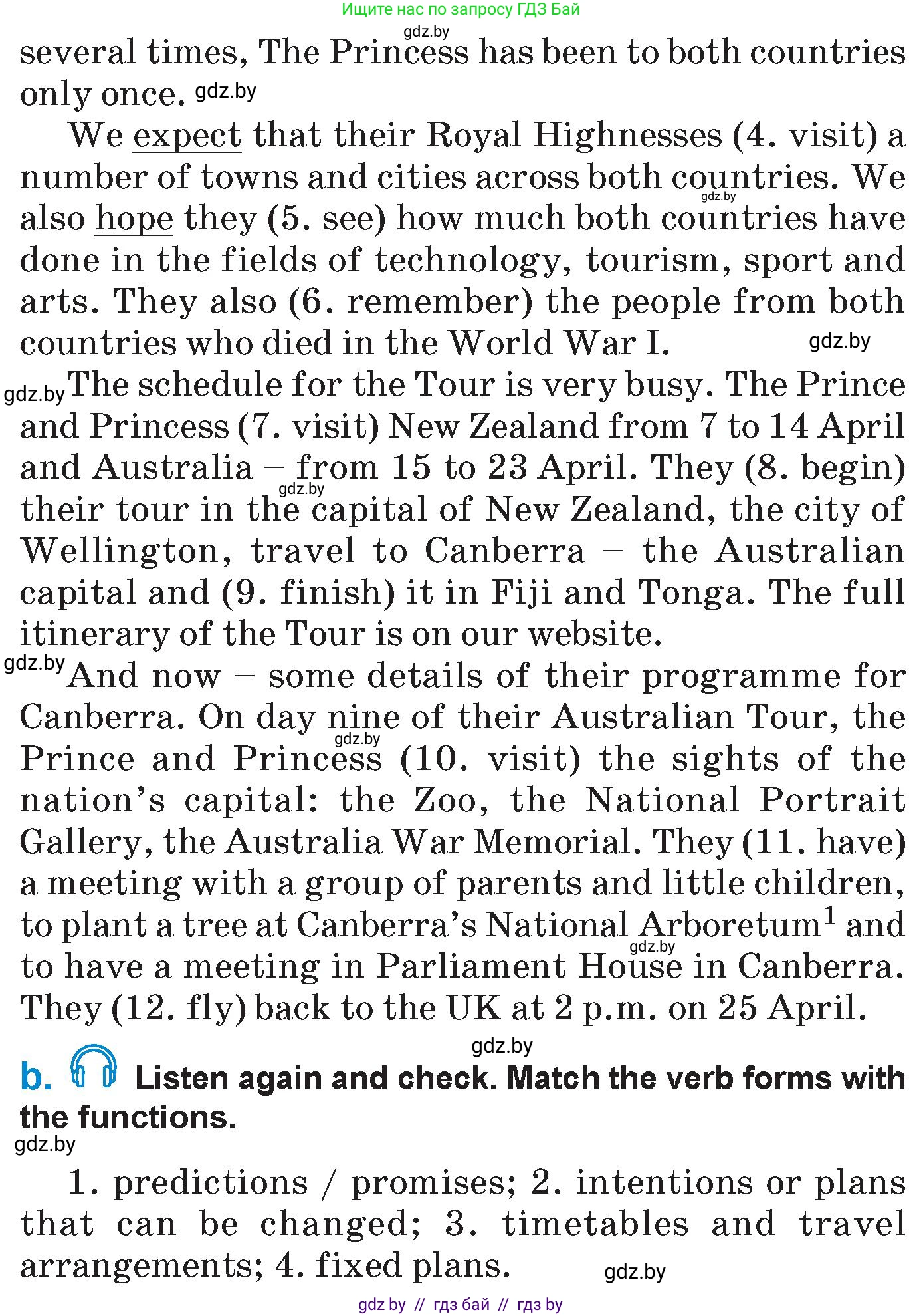 Английский язык (english), 7 класс Учебник (Student's book), авторы: Юхнель Наталья Валентиновна, Демченко Наталья Валентиновна, Наумова Елена Георгиевна, Романчук Вероника Романовна, издательство Вышэйшая школа, Минск, 2023, страница 191, номер 3, Условие (продолжение 2)