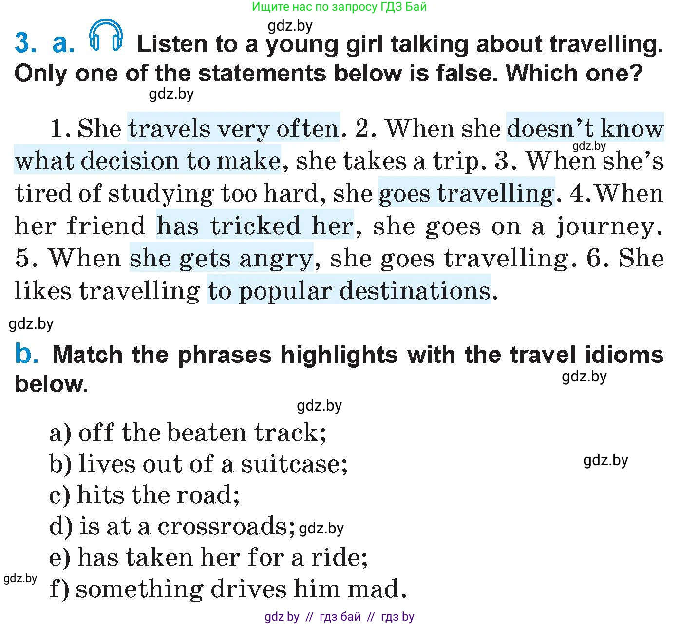 Английский язык (english), 7 класс Учебник (Student's book), авторы: Юхнель Наталья Валентиновна, Демченко Наталья Валентиновна, Наумова Елена Георгиевна, Романчук Вероника Романовна, издательство Вышэйшая школа, Минск, 2023, страница 208, номер 3, Условие