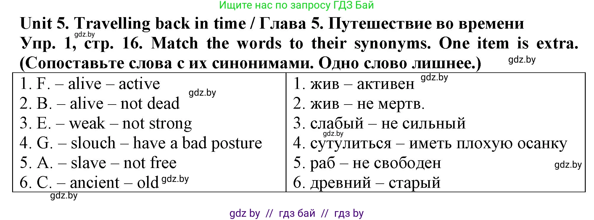 Английский язык (english), 7 класс тесты (test book), авторы: Севрюкова Татьяна Юрьевна, Калишевич Алла Ивановна, издательство Аверсэв, Минск, 2022, зелёного цвета, страница 16, номер 1, Решение 2