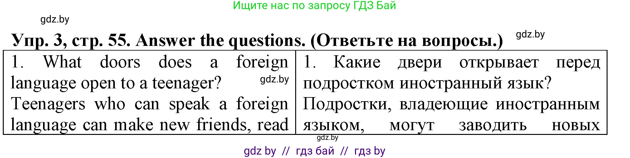Английский язык (english), 7 класс тесты (test book), авторы: Севрюкова Татьяна Юрьевна, Калишевич Алла Ивановна, издательство Аверсэв, Минск, 2022, зелёного цвета, страница 55, номер 3, Решение 2