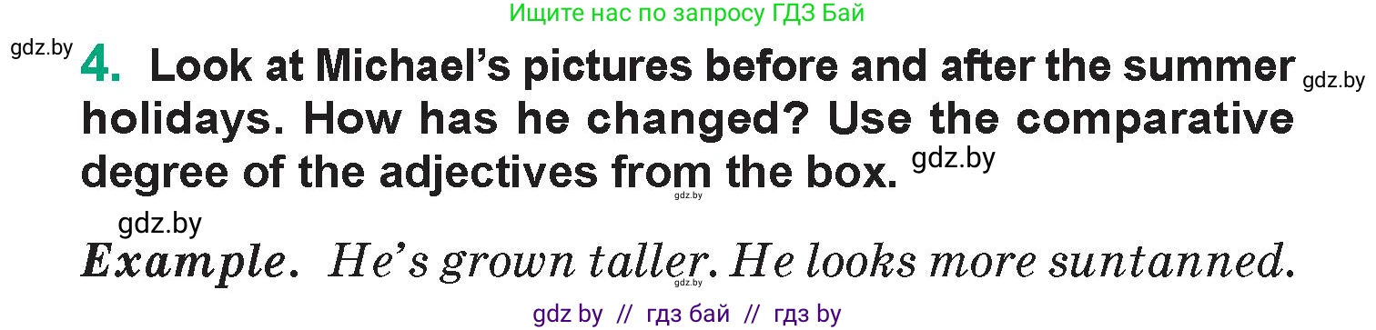 Английский язык (english), 7 класс Учебник (Student's book), авторы: Демченко Наталья Валентиновна, Севрюкова Татьяна Юрьевна, Юхнель Наталья Валентиновна, Наумова Елена Георгиевна, Манешина А В, Маслёнченко Н А, издательство Вышэйшая школа, Минск, 2019, оранжевого цвета, Часть ( Part) 1, страница 6, номер 4, Условие
