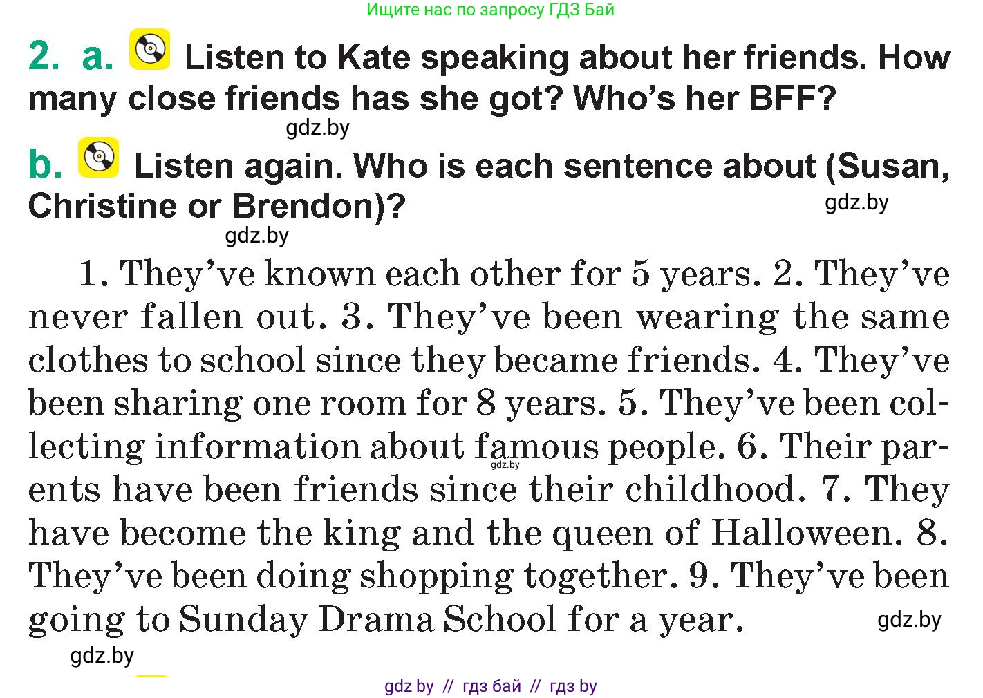 Английский язык (english), 7 класс Учебник (Student's book), авторы: Демченко Наталья Валентиновна, Севрюкова Татьяна Юрьевна, Юхнель Наталья Валентиновна, Наумова Елена Георгиевна, Манешина А В, Маслёнченко Н А, издательство Вышэйшая школа, Минск, 2019, оранжевого цвета, Часть ( Part) 1, страница 138, номер 2, Условие