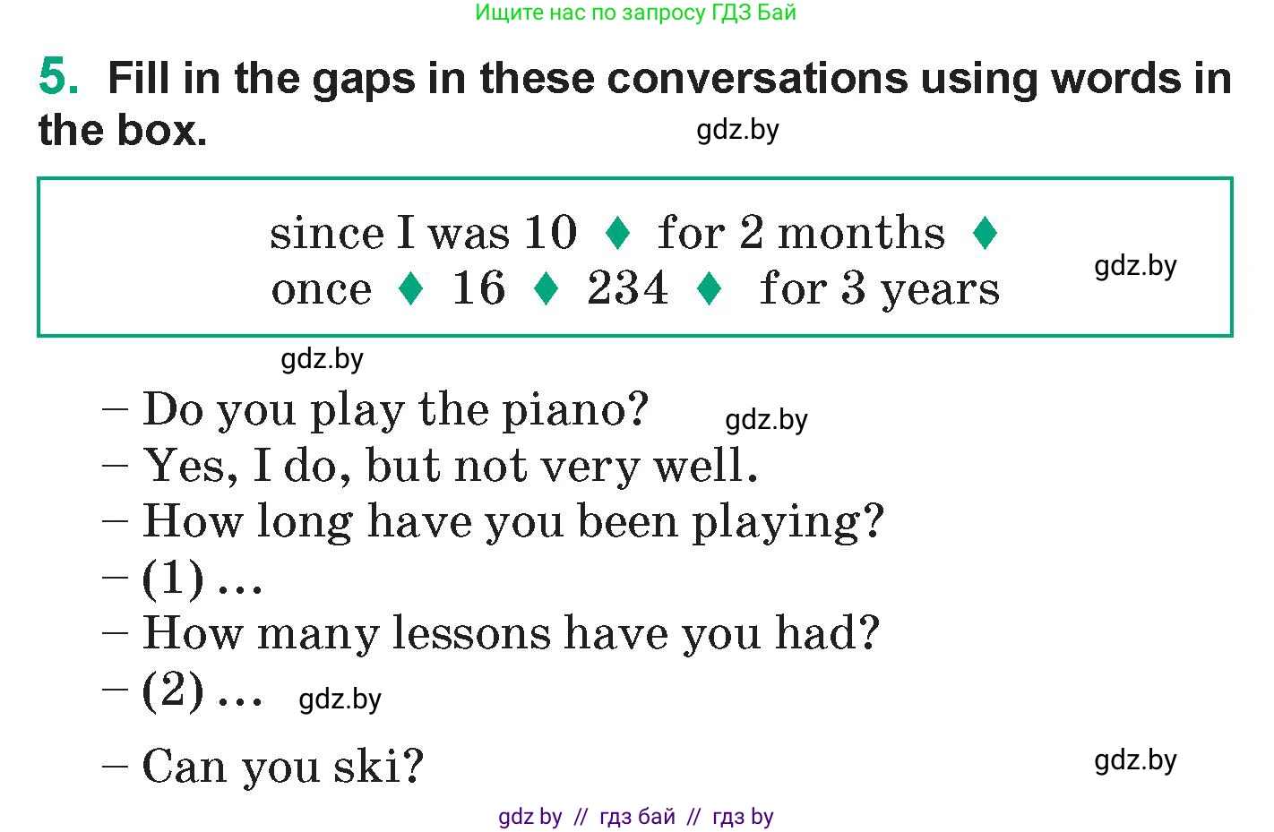 Английский язык (english), 7 класс Учебник (Student's book), авторы: Демченко Наталья Валентиновна, Севрюкова Татьяна Юрьевна, Юхнель Наталья Валентиновна, Наумова Елена Георгиевна, Манешина А В, Маслёнченко Н А, издательство Вышэйшая школа, Минск, 2019, оранжевого цвета, Часть ( Part) 1, страница 139, номер 5, Условие