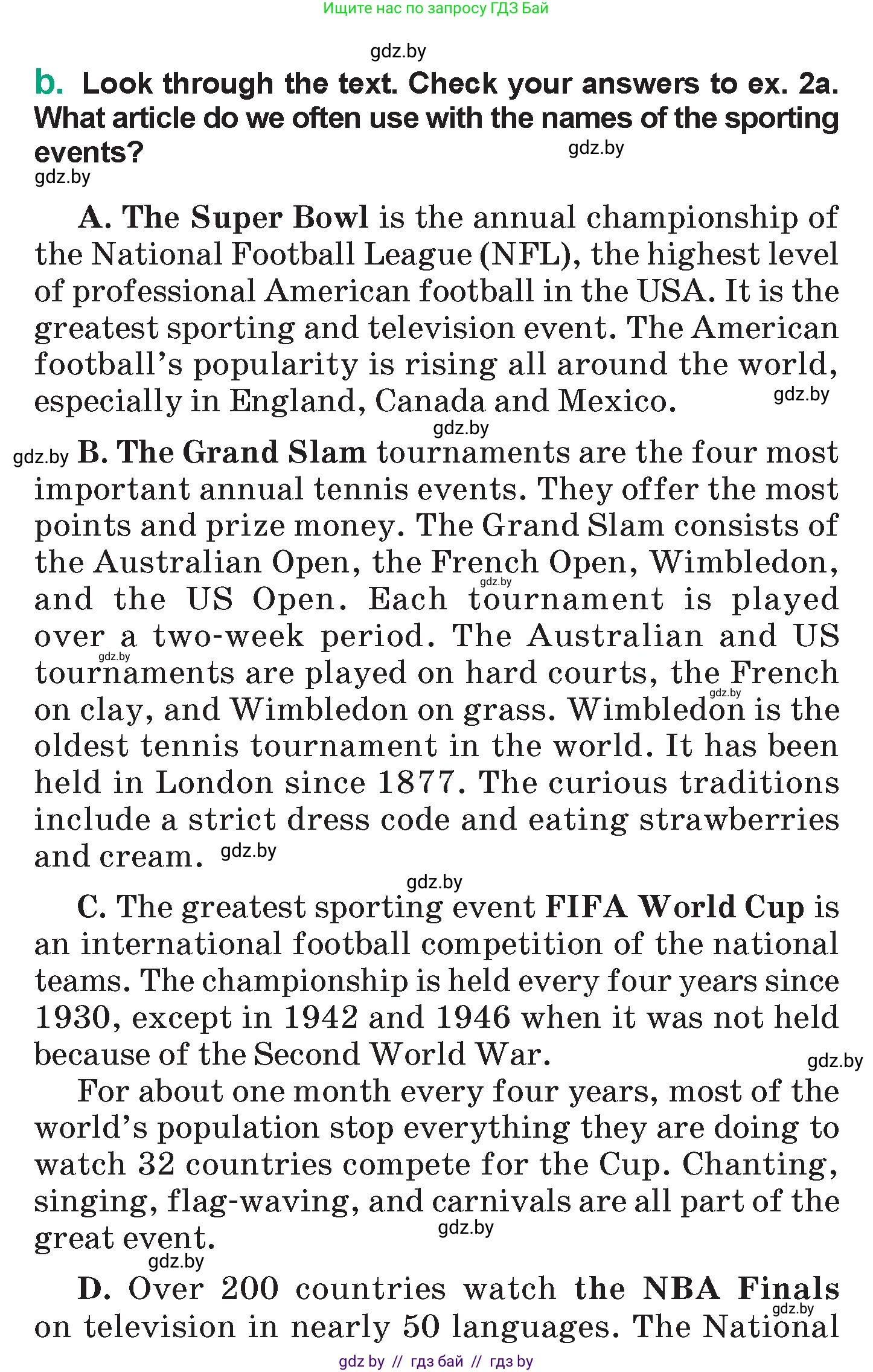 Английский язык (english), 7 класс Учебник (Student's book), авторы: Демченко Наталья Валентиновна, Севрюкова Татьяна Юрьевна, Юхнель Наталья Валентиновна, Наумова Елена Георгиевна, Манешина А В, Маслёнченко Н А, издательство Вышэйшая школа, Минск, 2019, оранжевого цвета, Часть ( Part) 2, страница 27, номер 2, Условие (продолжение 2)