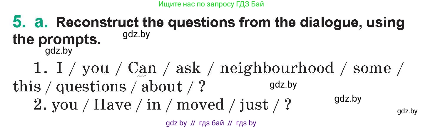 Английский язык (english), 7 класс Учебник (Student's book), авторы: Демченко Наталья Валентиновна, Севрюкова Татьяна Юрьевна, Юхнель Наталья Валентиновна, Наумова Елена Георгиевна, Манешина А В, Маслёнченко Н А, издательство Вышэйшая школа, Минск, 2019, оранжевого цвета, Часть ( Part) 2, страница 59, номер 5, Условие