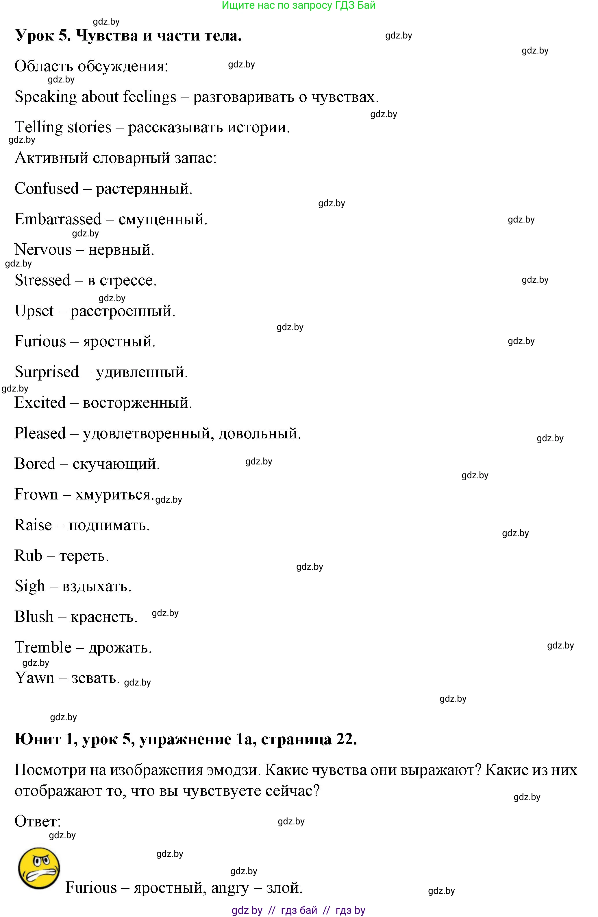 Английский язык (english), 7 класс Учебник (Student's book), авторы: Демченко Наталья Валентиновна, Севрюкова Татьяна Юрьевна, Юхнель Наталья Валентиновна, Наумова Елена Георгиевна, Манешина А В, Маслёнченко Н А, издательство Вышэйшая школа, Минск, 2019, оранжевого цвета, Часть ( Part) 1, страница 22, номер 1, Решение
