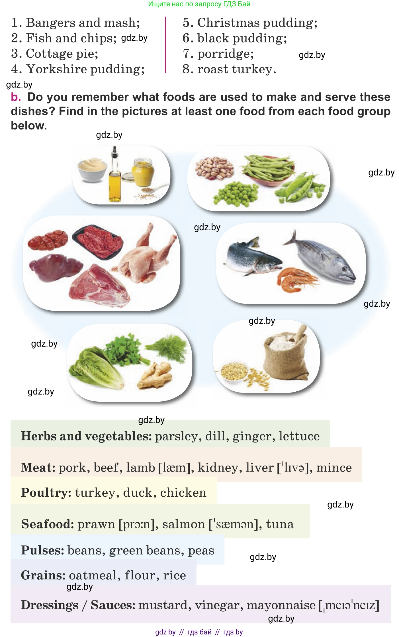 Английский язык (english), 8 класс Учебник, авторы: Демченко Наталья Валентиновна, Севрюкова Татьяна Юрьевна, Наумова Елена Георгиевна, Рыбалко О Н, Манешина А В, Маслёнченко Н А, Бушуева Эдите Владиславовна, издательство Вышэйшая школа, Минск, 2020, розового цвета, Часть ( Part) 1, страница 44, номер 1, Условие (продолжение 2)