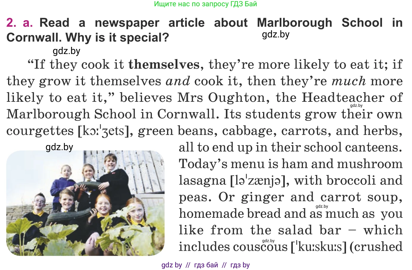 Английский язык (english), 8 класс Учебник, авторы: Демченко Наталья Валентиновна, Севрюкова Татьяна Юрьевна, Наумова Елена Георгиевна, Рыбалко О Н, Манешина А В, Маслёнченко Н А, Бушуева Эдите Владиславовна, издательство Вышэйшая школа, Минск, 2020, розового цвета, Часть ( Part) 1, страница 56, номер 2, Условие