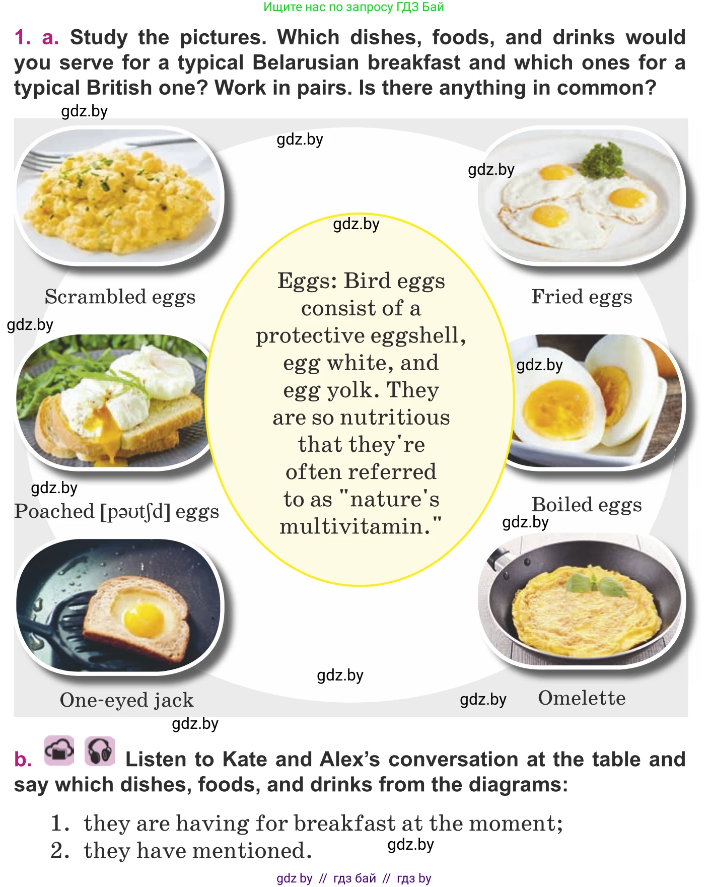 Английский язык (english), 8 класс Учебник, авторы: Демченко Наталья Валентиновна, Севрюкова Татьяна Юрьевна, Наумова Елена Георгиевна, Рыбалко О Н, Манешина А В, Маслёнченко Н А, Бушуева Эдите Владиславовна, издательство Вышэйшая школа, Минск, 2020, розового цвета, Часть ( Part) 1, страница 59, номер 1, Условие