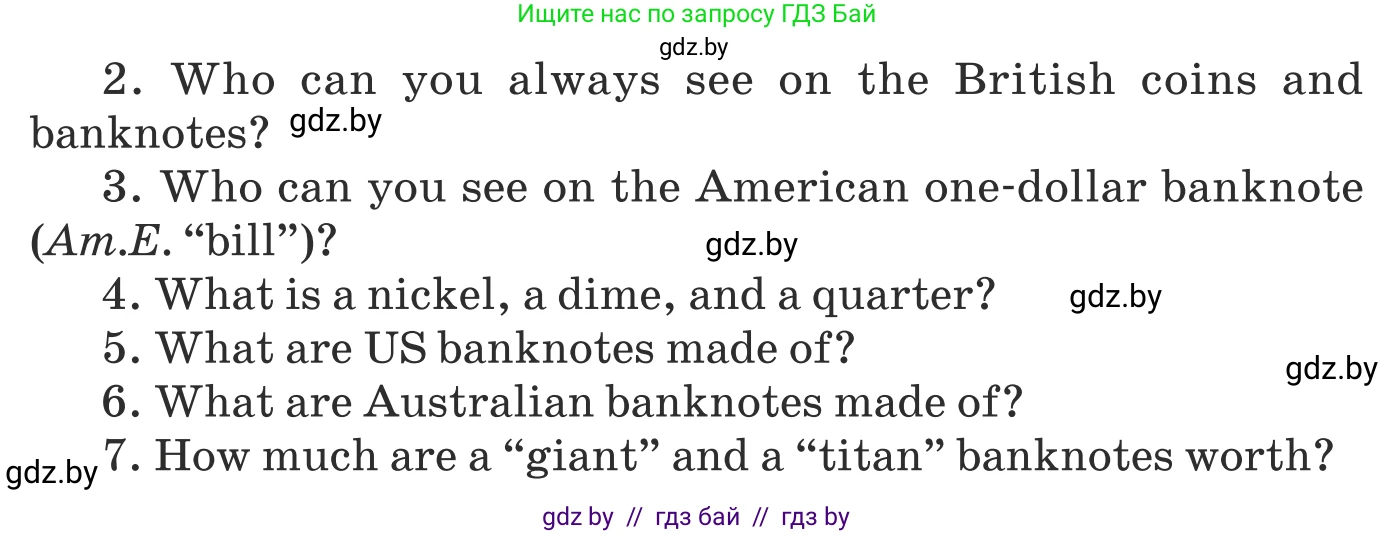 Английский язык (english), 8 класс Учебник, авторы: Демченко Наталья Валентиновна, Севрюкова Татьяна Юрьевна, Наумова Елена Георгиевна, Рыбалко О Н, Манешина А В, Маслёнченко Н А, Бушуева Эдите Владиславовна, издательство Вышэйшая школа, Минск, 2020, розового цвета, Часть ( Part) 1, страница 115, номер 1, Условие (продолжение 2)