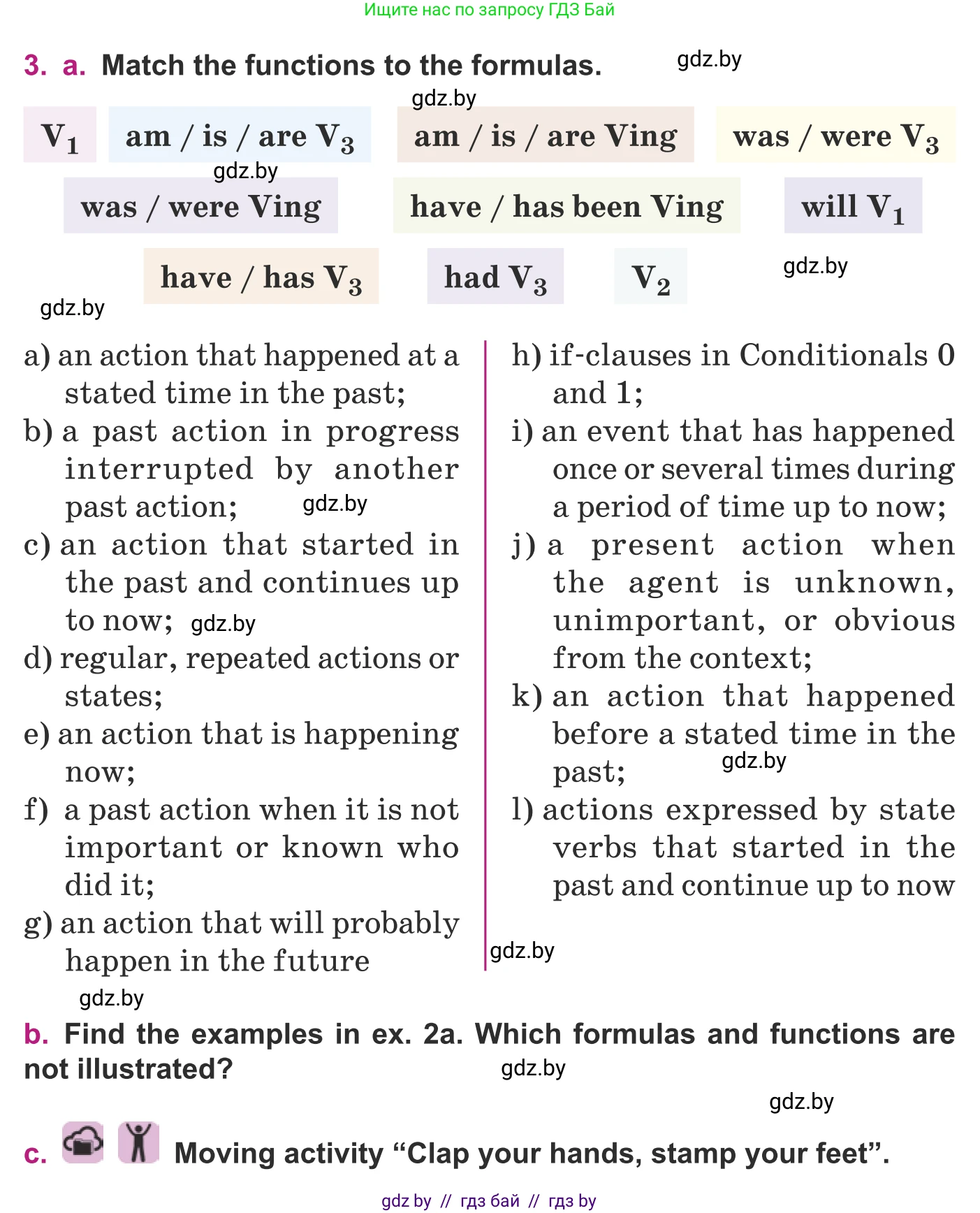 Английский язык (english), 8 класс Учебник, авторы: Демченко Наталья Валентиновна, Севрюкова Татьяна Юрьевна, Наумова Елена Георгиевна, Рыбалко О Н, Манешина А В, Маслёнченко Н А, Бушуева Эдите Владиславовна, издательство Вышэйшая школа, Минск, 2020, розового цвета, Часть ( Part) 2, страница 17, номер 3, Условие