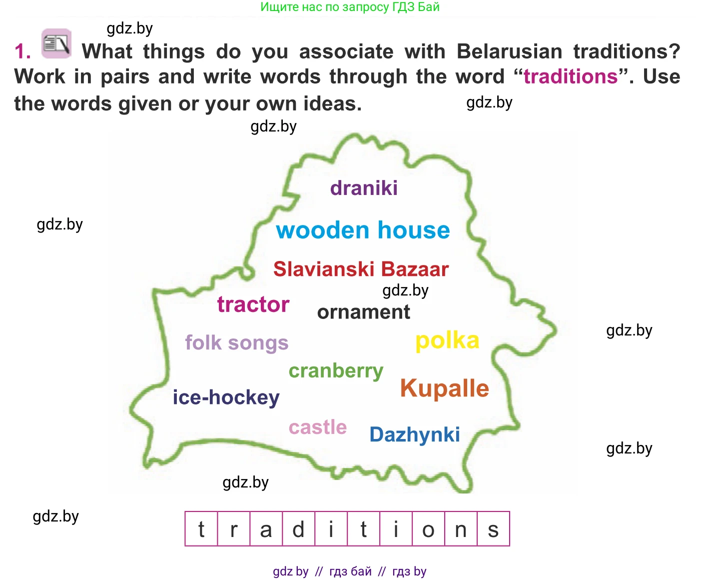 Английский язык (english), 8 класс Учебник, авторы: Демченко Наталья Валентиновна, Севрюкова Татьяна Юрьевна, Наумова Елена Георгиевна, Рыбалко О Н, Манешина А В, Маслёнченко Н А, Бушуева Эдите Владиславовна, издательство Вышэйшая школа, Минск, 2020, розового цвета, Часть ( Part) 2, страница 40, номер 1, Условие
