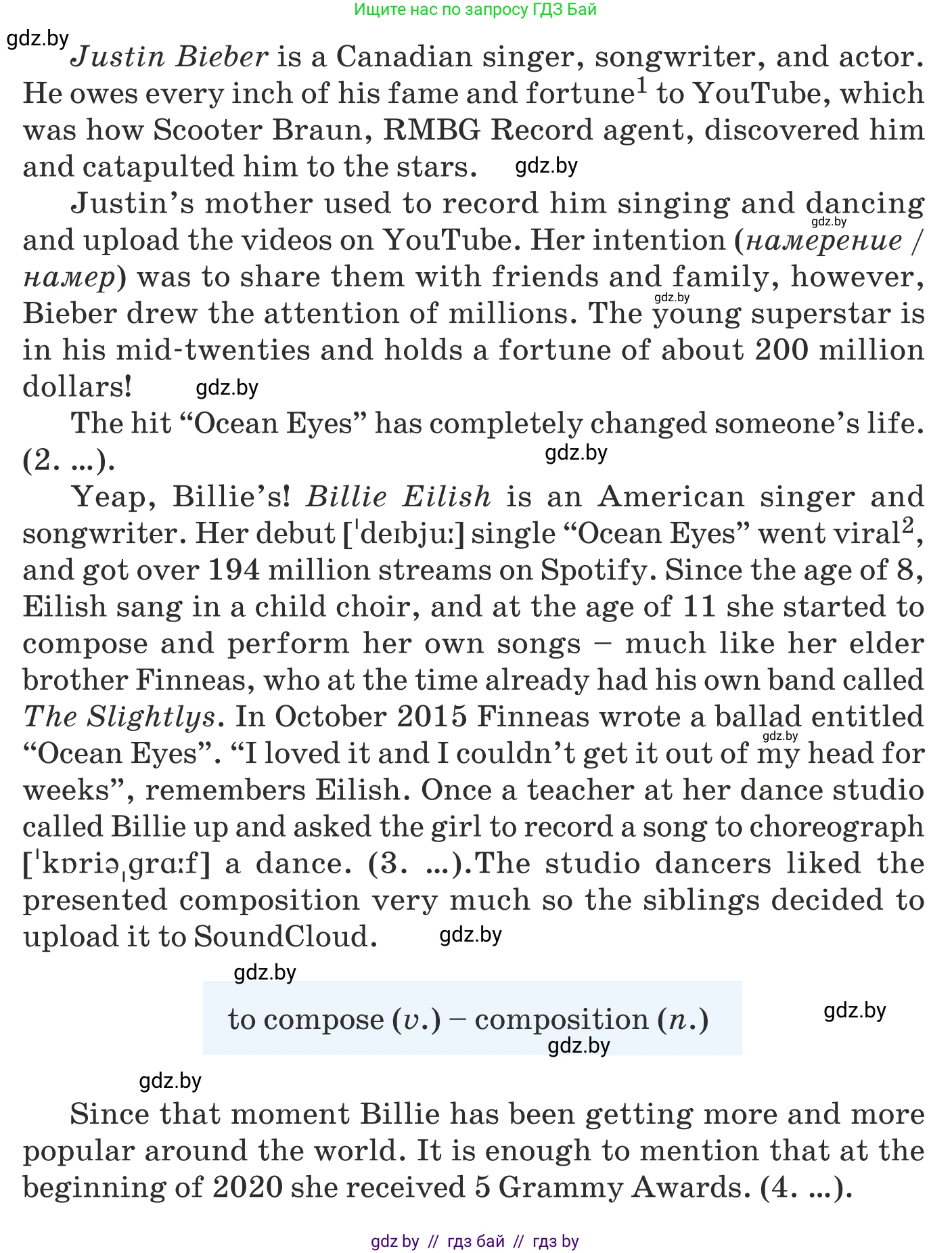 Английский язык (english), 8 класс Учебник, авторы: Демченко Наталья Валентиновна, Севрюкова Татьяна Юрьевна, Наумова Елена Георгиевна, Рыбалко О Н, Манешина А В, Маслёнченко Н А, Бушуева Эдите Владиславовна, издательство Вышэйшая школа, Минск, 2020, розового цвета, Часть ( Part) 2, страница 97, номер 4, Условие (продолжение 2)