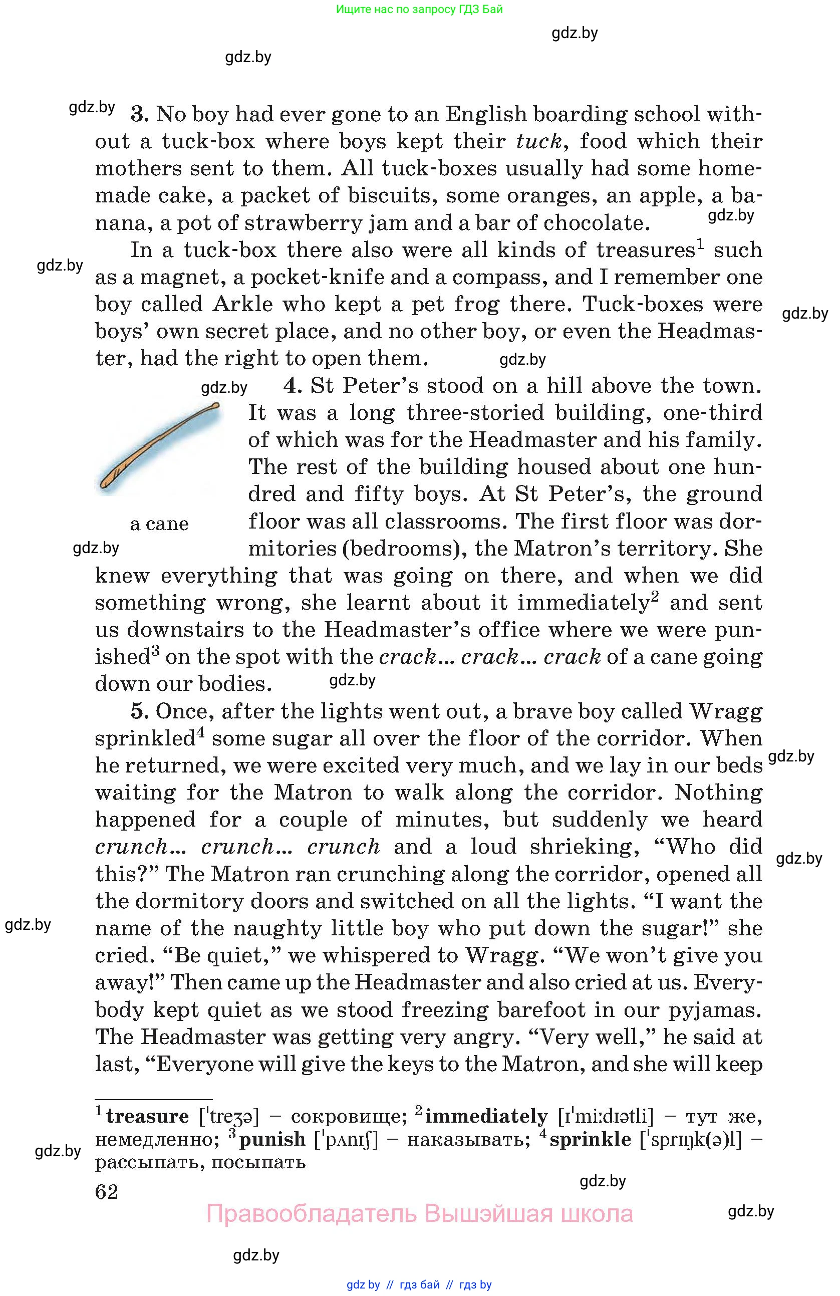 Английский язык (english), 8 класс Учебник, авторы: Лапицкая Людмила Михайловна (Lapitskaya Ludmila), Демченко Наталья Валентиновна, Калишевич Алла Ивановна, Юхнель Наталья Валентиновна, Волков Андрей Валерьевич, Севрюкова Татьяна Юрьевна, издательство Вышэйшая школа, Минск, 2021, бирюзового цвета, страница 62