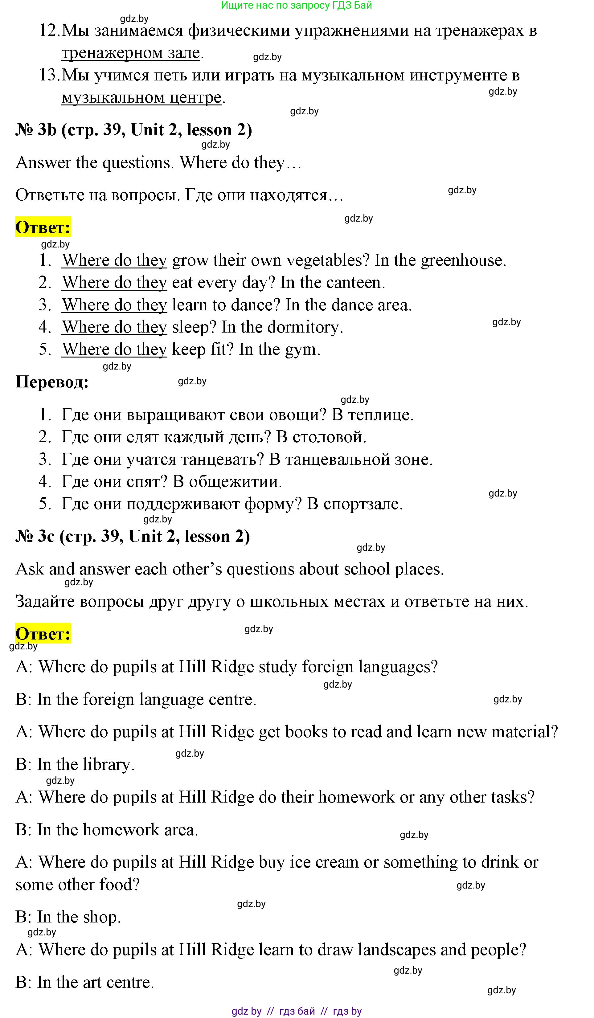 Английский язык (english), 8 класс Учебник, авторы: Лапицкая Людмила Михайловна (Lapitskaya Ludmila), Демченко Наталья Валентиновна, Калишевич Алла Ивановна, Юхнель Наталья Валентиновна, Волков Андрей Валерьевич, Севрюкова Татьяна Юрьевна, издательство Вышэйшая школа, Минск, 2021, бирюзового цвета, страница 39, номер 3, Решение (продолжение 2)