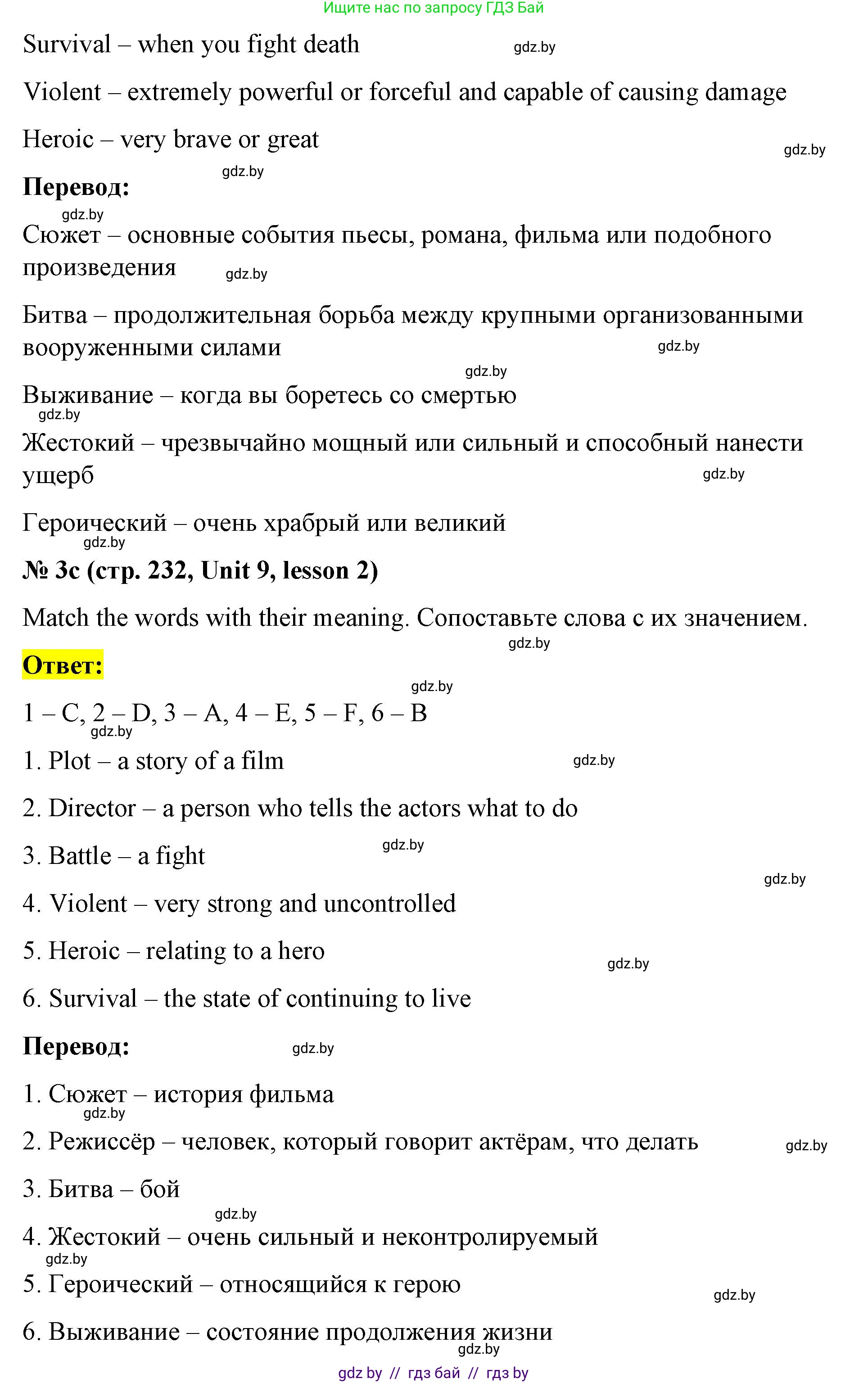 Английский язык (english), 8 класс Учебник, авторы: Лапицкая Людмила Михайловна (Lapitskaya Ludmila), Демченко Наталья Валентиновна, Калишевич Алла Ивановна, Юхнель Наталья Валентиновна, Волков Андрей Валерьевич, Севрюкова Татьяна Юрьевна, издательство Вышэйшая школа, Минск, 2021, бирюзового цвета, страница 231, номер 3, Решение (продолжение 4)