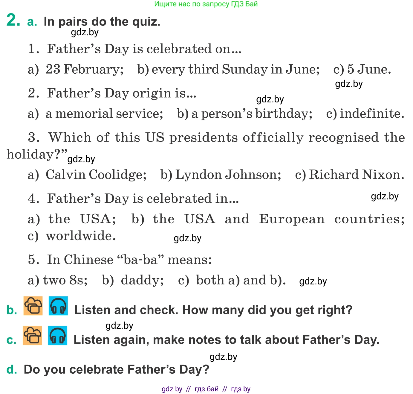 Английский язык (english), 9 класс Учебник (Student's book), авторы: Демченко Наталья Валентиновна, Юхнель Наталья Валентиновна, Романчук Вероника Романовна, Малиновская Елена Александровна, Севрюкова Татьяна Юрьевна, издательство Вышэйшая школа, Минск, 2022, белого цвета, Часть ( Part) 1, страница 36, номер 2, Условие