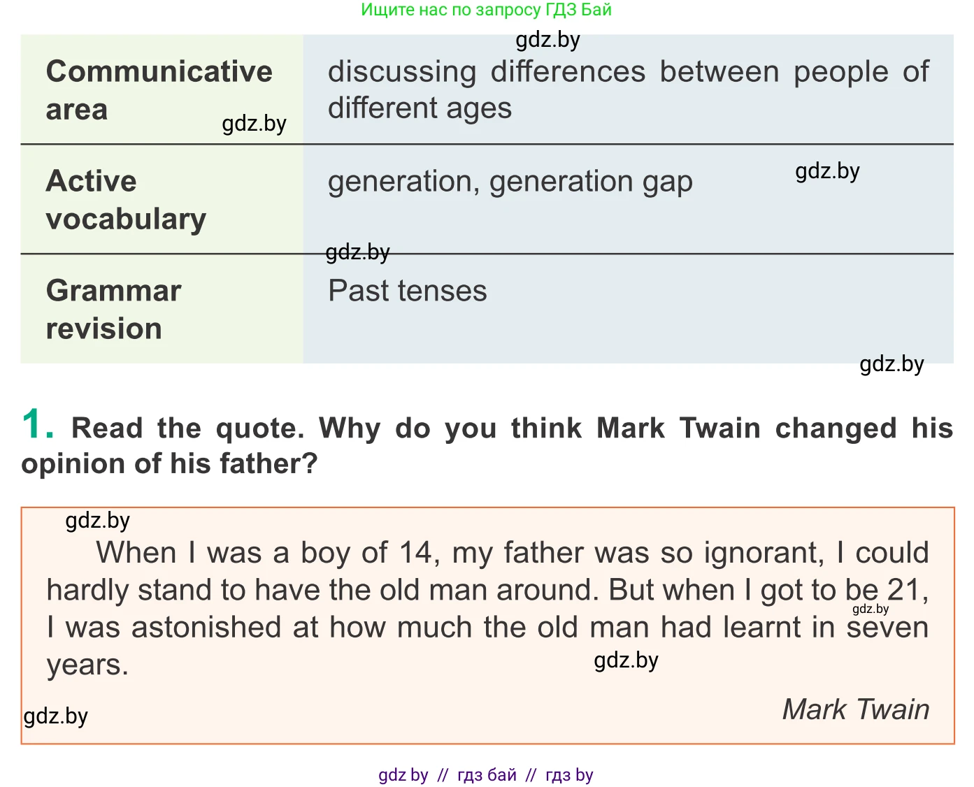 Английский язык (english), 9 класс Учебник (Student's book), авторы: Демченко Наталья Валентиновна, Юхнель Наталья Валентиновна, Романчук Вероника Романовна, Малиновская Елена Александровна, Севрюкова Татьяна Юрьевна, издательство Вышэйшая школа, Минск, 2022, белого цвета, Часть ( Part) 1, страница 13, номер 1, Условие