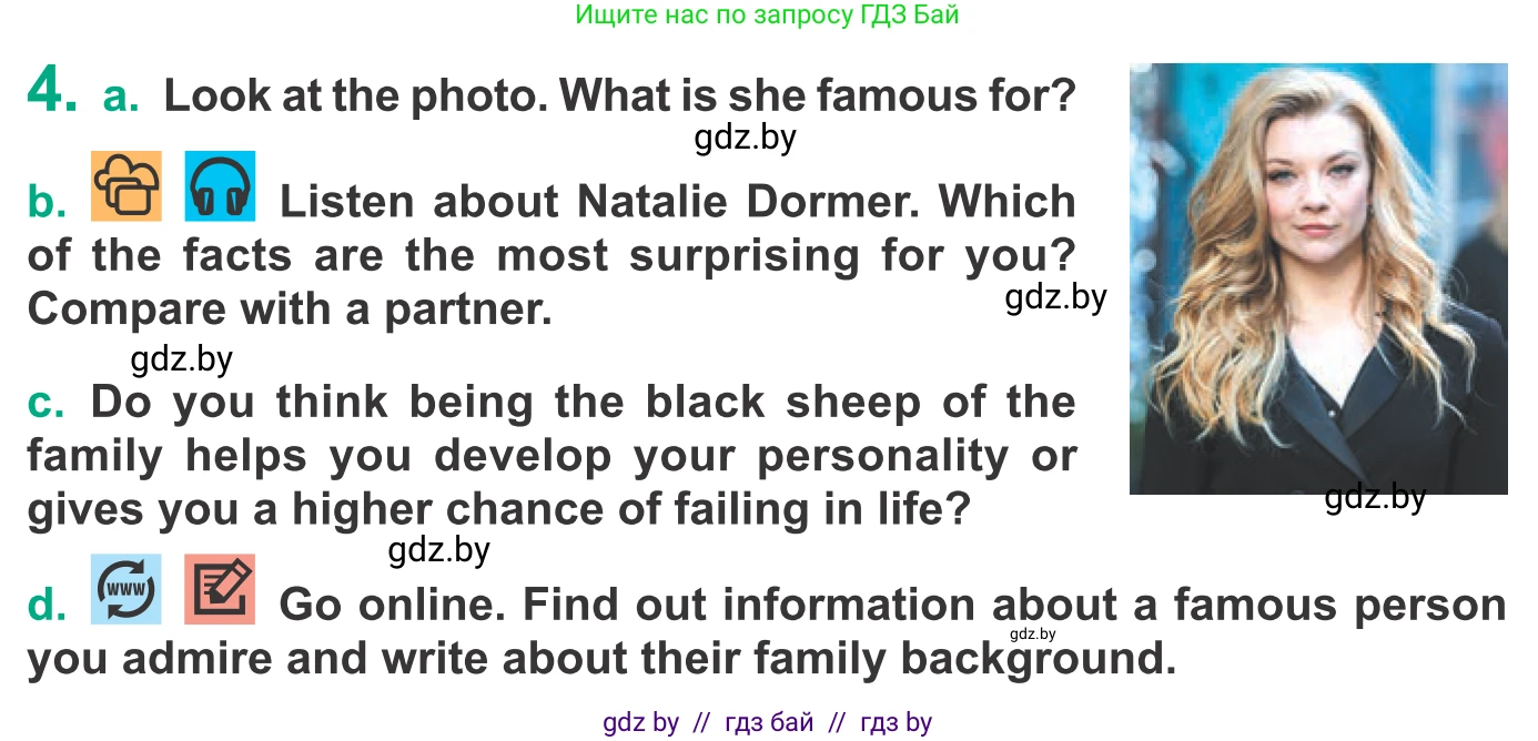 Английский язык (english), 9 класс Учебник (Student's book), авторы: Демченко Наталья Валентиновна, Юхнель Наталья Валентиновна, Романчук Вероника Романовна, Малиновская Елена Александровна, Севрюкова Татьяна Юрьевна, издательство Вышэйшая школа, Минск, 2022, белого цвета, Часть ( Part) 1, страница 32, номер 4, Условие