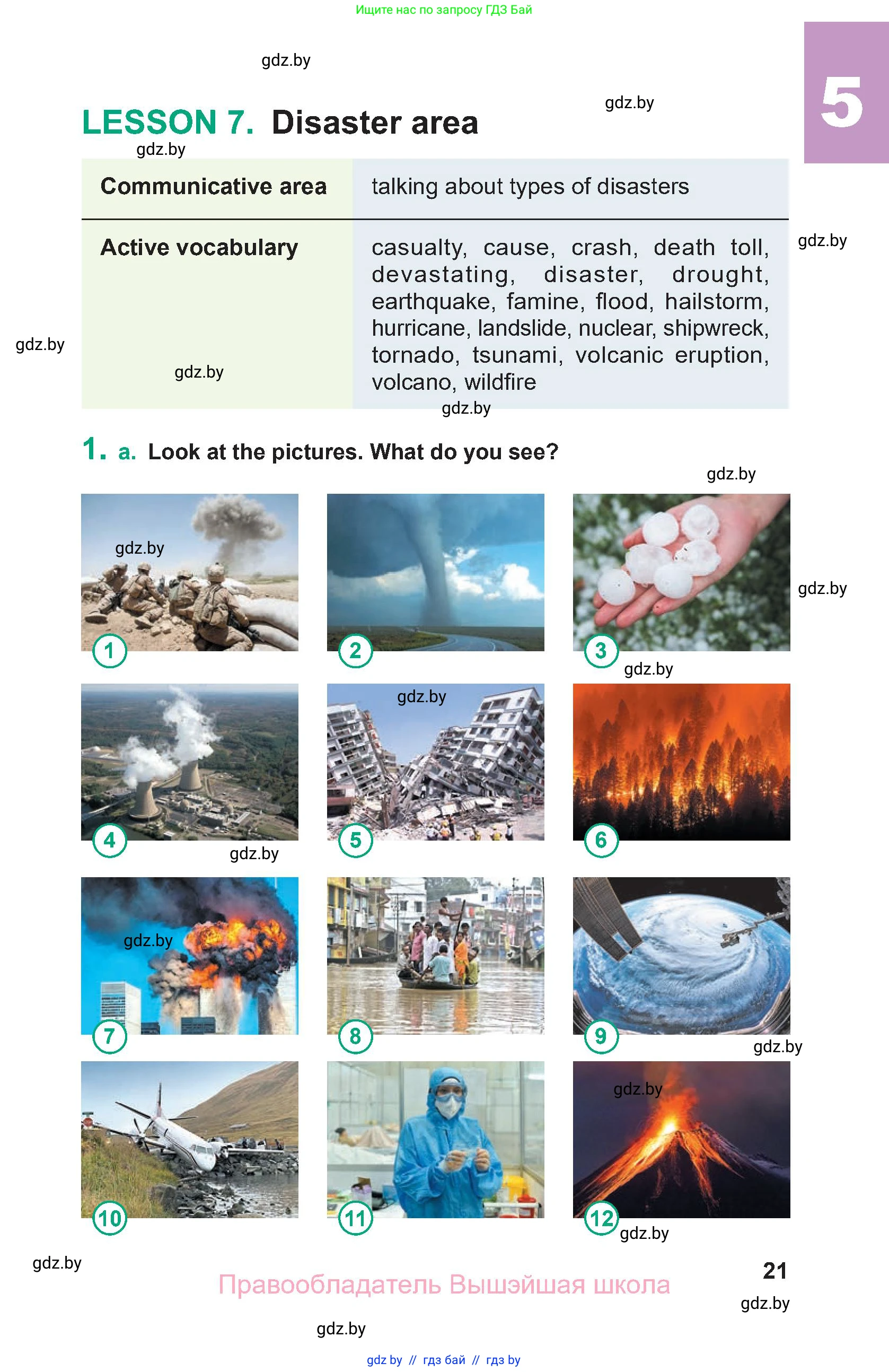 Английский язык (english), 9 класс Учебник (Student's book), авторы: Демченко Наталья Валентиновна, Юхнель Наталья Валентиновна, Романчук Вероника Романовна, Малиновская Елена Александровна, Севрюкова Татьяна Юрьевна, издательство Вышэйшая школа, Минск, 2022, белого цвета, Часть ( Part) 2, страница 21