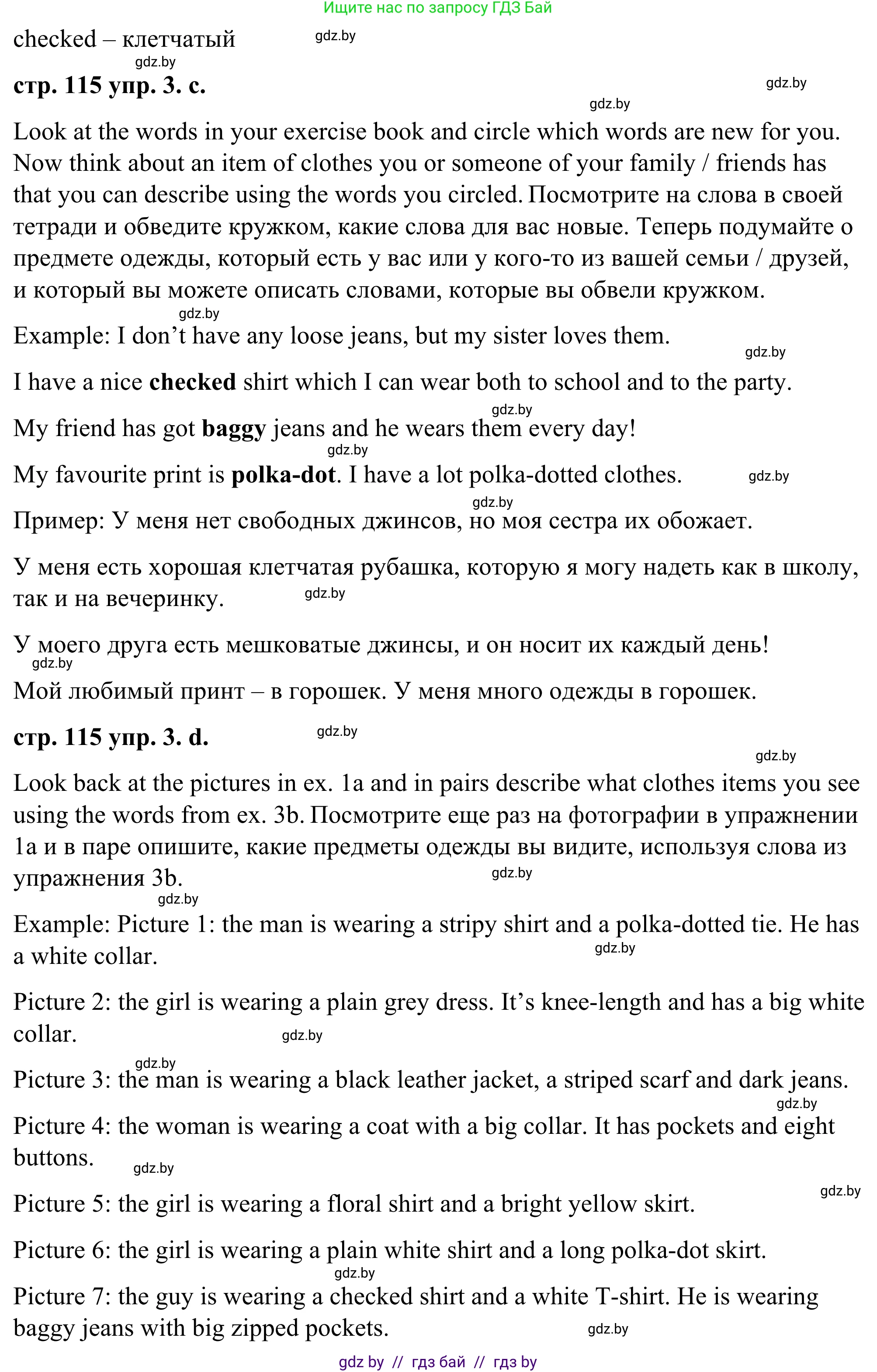 Английский язык (english), 9 класс Учебник (Student's book), авторы: Демченко Наталья Валентиновна, Юхнель Наталья Валентиновна, Романчук Вероника Романовна, Малиновская Елена Александровна, Севрюкова Татьяна Юрьевна, издательство Вышэйшая школа, Минск, 2022, белого цвета, Часть ( Part) 1, страница 113, номер 3, Решение (продолжение 3)