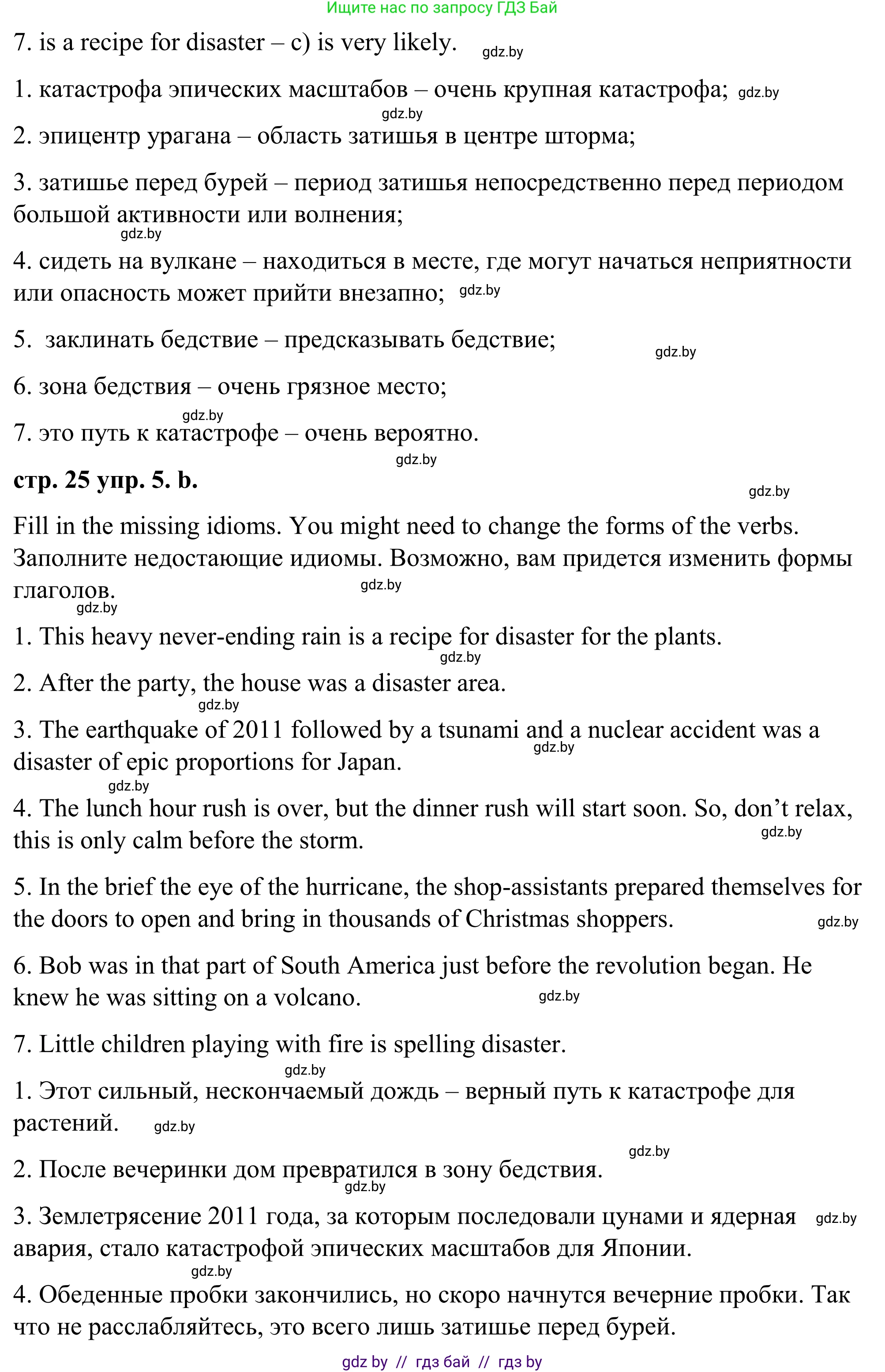 Английский язык (english), 9 класс Учебник (Student's book), авторы: Демченко Наталья Валентиновна, Юхнель Наталья Валентиновна, Романчук Вероника Романовна, Малиновская Елена Александровна, Севрюкова Татьяна Юрьевна, издательство Вышэйшая школа, Минск, 2022, белого цвета, Часть ( Part) 2, страница 24, номер 5, Решение (продолжение 2)