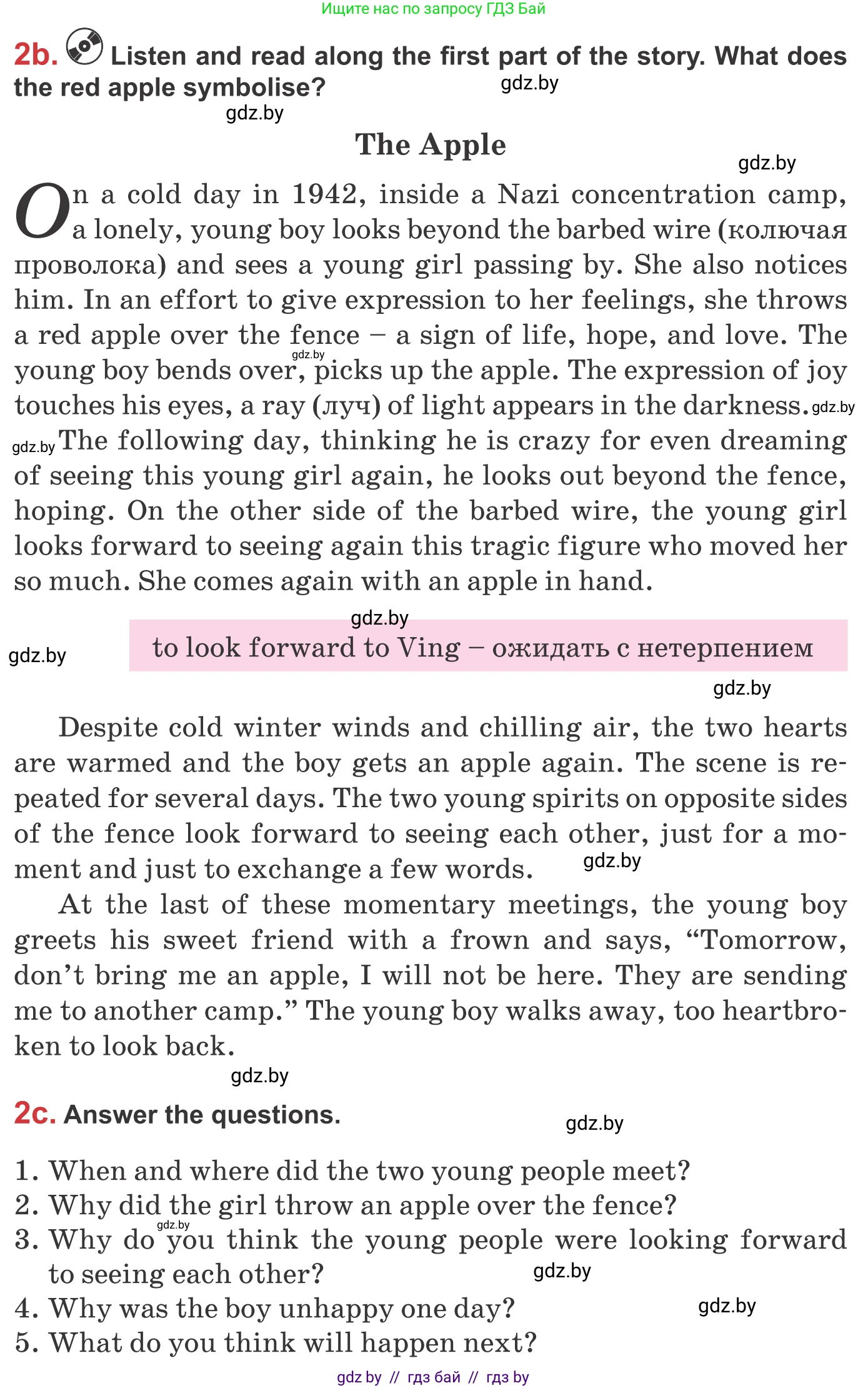 Английский язык (english), 9 класс Учебник (Student's book), авторы: Лапицкая Людмила Михайловна (Lapitskaya Ludmila), Демченко Наталья Валентиновна, Волков Андрей Валерьевич, Калишевич Алла Ивановна, Севрюкова Татьяна Юрьевна, Юхнель Наталья Валентиновна, издательство Вышэйшая школа, Минск, 2018, страница 49, номер 2, Условие (продолжение 2)