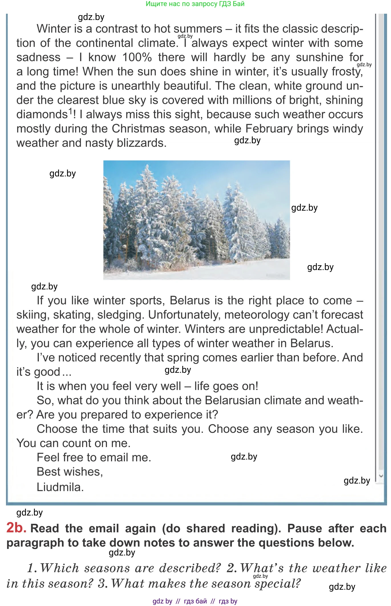 Английский язык (english), 9 класс Учебник (Student's book), авторы: Лапицкая Людмила Михайловна (Lapitskaya Ludmila), Демченко Наталья Валентиновна, Волков Андрей Валерьевич, Калишевич Алла Ивановна, Севрюкова Татьяна Юрьевна, Юхнель Наталья Валентиновна, издательство Вышэйшая школа, Минск, 2018, страница 174, номер 2, Условие (продолжение 3)