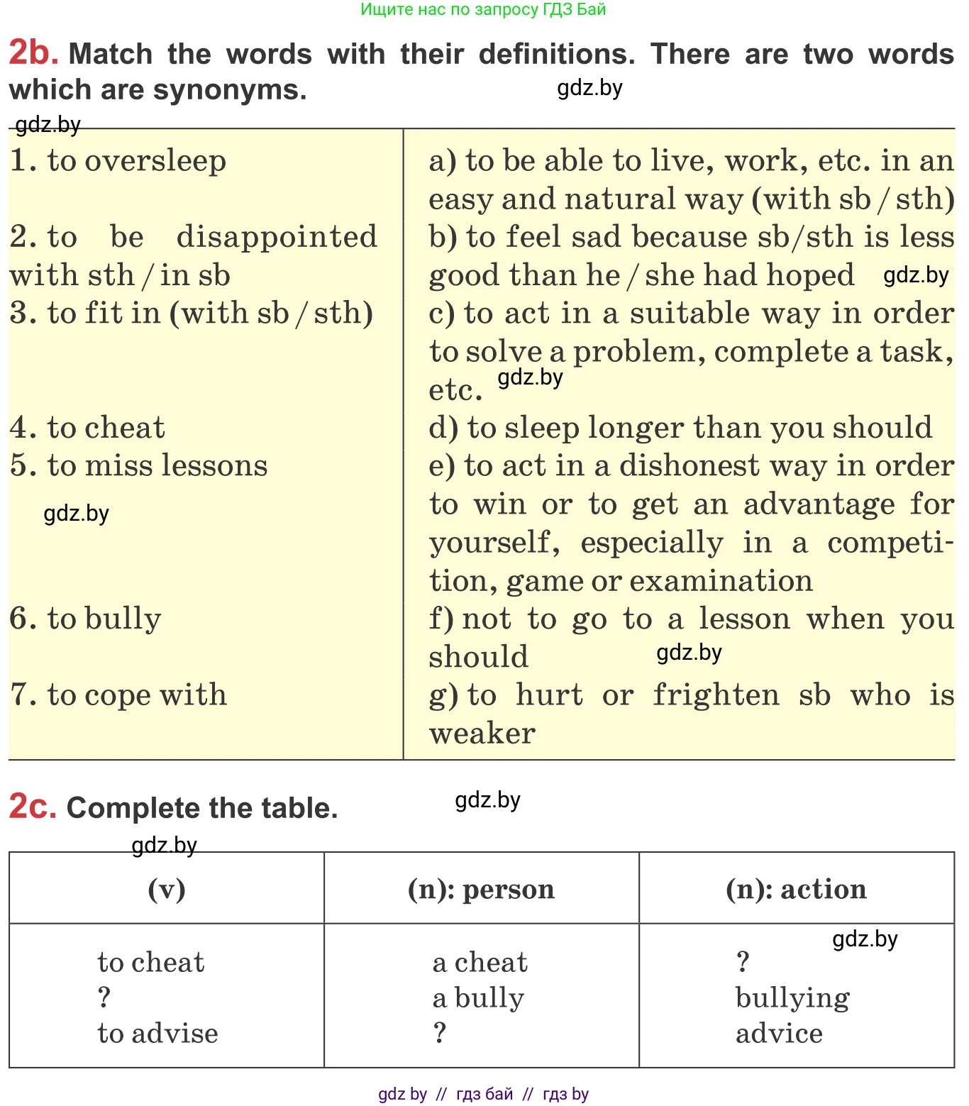 Английский язык (english), 9 класс Учебник (Student's book), авторы: Лапицкая Людмила Михайловна (Lapitskaya Ludmila), Демченко Наталья Валентиновна, Волков Андрей Валерьевич, Калишевич Алла Ивановна, Севрюкова Татьяна Юрьевна, Юхнель Наталья Валентиновна, издательство Вышэйшая школа, Минск, 2018, страница 246, номер 2, Условие (продолжение 3)