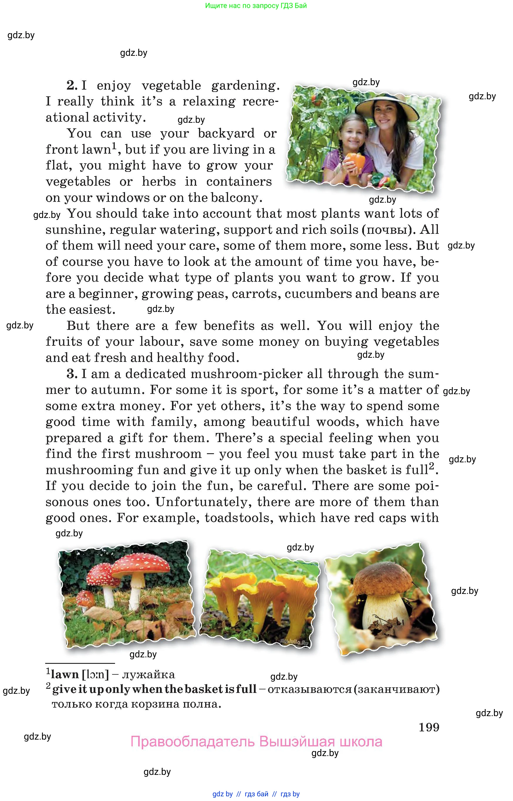 Английский язык (english), 9 класс Учебник (Student's book), авторы: Лапицкая Людмила Михайловна (Lapitskaya Ludmila), Демченко Наталья Валентиновна, Волков Андрей Валерьевич, Калишевич Алла Ивановна, Севрюкова Татьяна Юрьевна, Юхнель Наталья Валентиновна, издательство Вышэйшая школа, Минск, 2018, страница 199