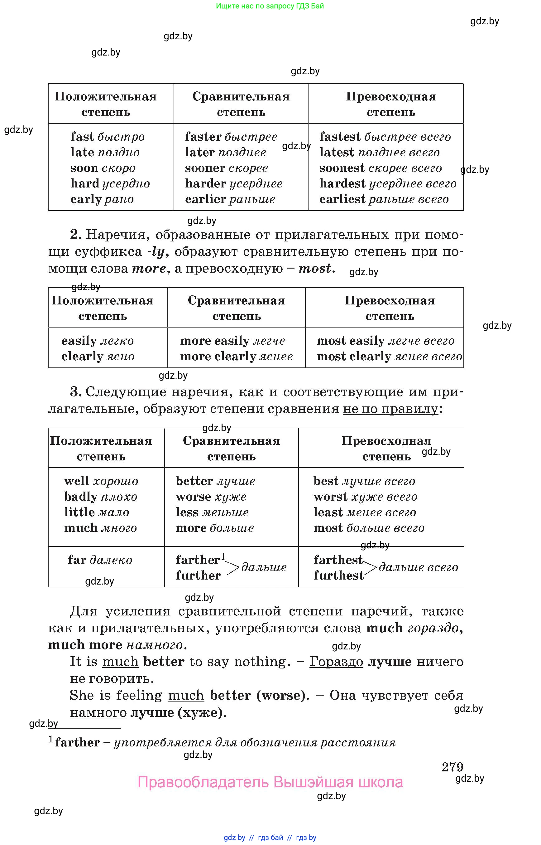 Английский язык (english), 9 класс Учебник (Student's book), авторы: Лапицкая Людмила Михайловна (Lapitskaya Ludmila), Демченко Наталья Валентиновна, Волков Андрей Валерьевич, Калишевич Алла Ивановна, Севрюкова Татьяна Юрьевна, Юхнель Наталья Валентиновна, издательство Вышэйшая школа, Минск, 2018, страница 279