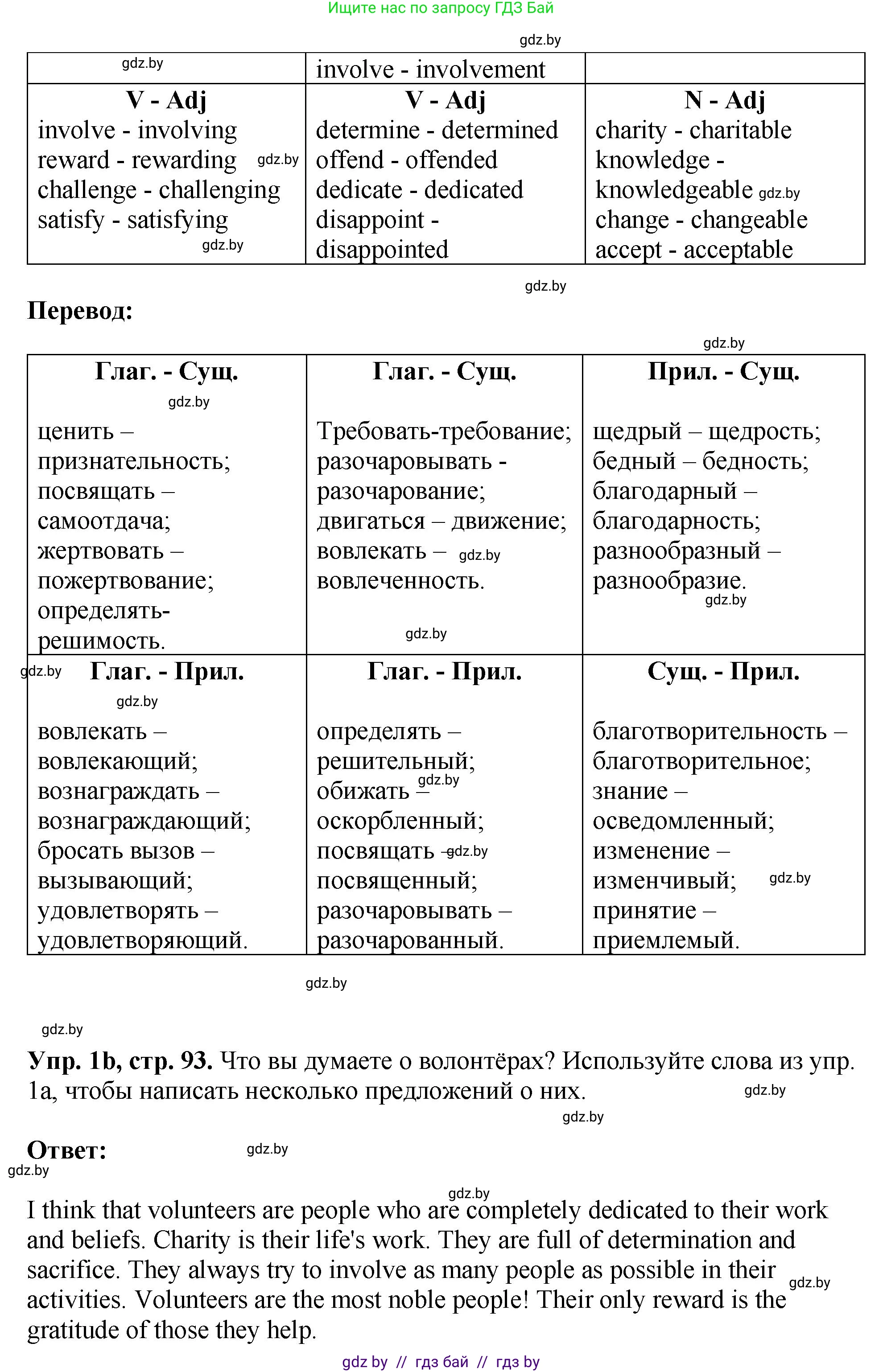 Английский язык (english), 10 класс рабочая тетрадь (activity book), авторы: Демченко Наталья Валентиновна, Бушуева Эдите Владиславовна, Юхнель Наталья Валентиновна, Севрюкова Татьяна Юрьевна, Лапицкая Людмила Михайловна (Lapitskaya Ludmila), издательство Аверсэв, Минск, 2022, голубого цвета, Часть ( Part) 1, страница 92, номер 1, Решение (продолжение 2)